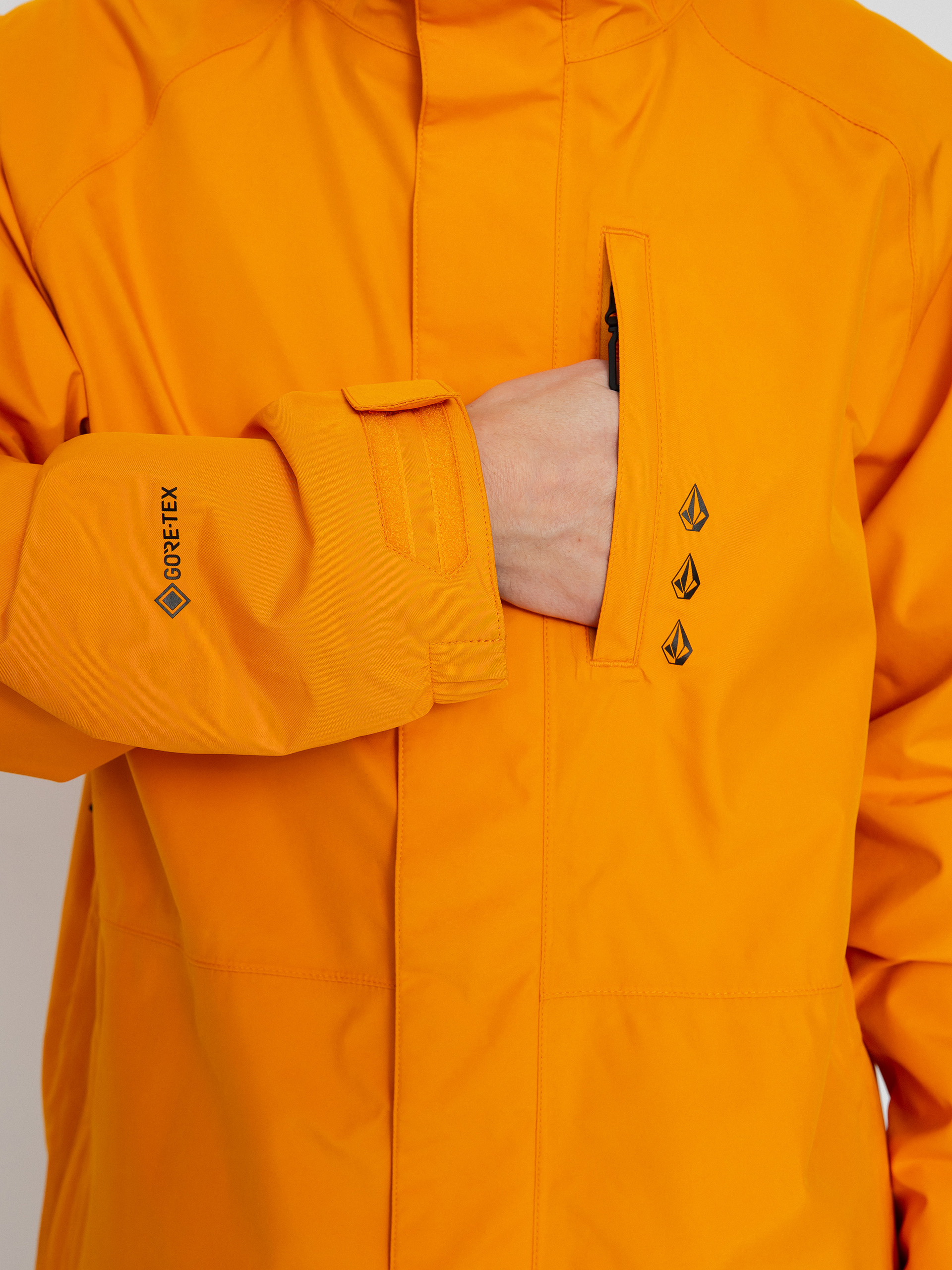 Pentru bărbați Geacă de snowboard Volcom Dua Gore Tex (gold)