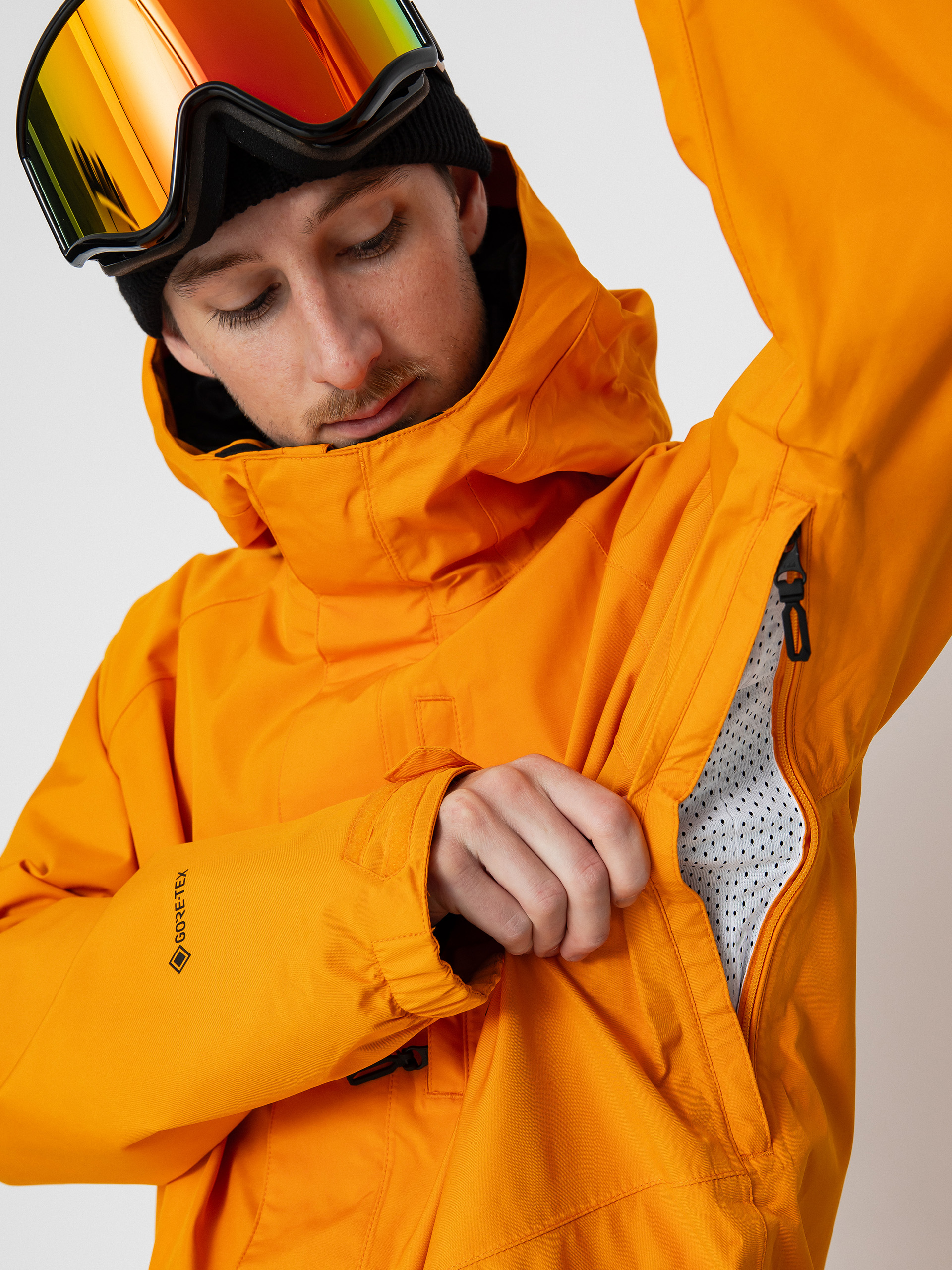 Pentru bărbați Geacă de snowboard Volcom Dua Gore Tex (gold)