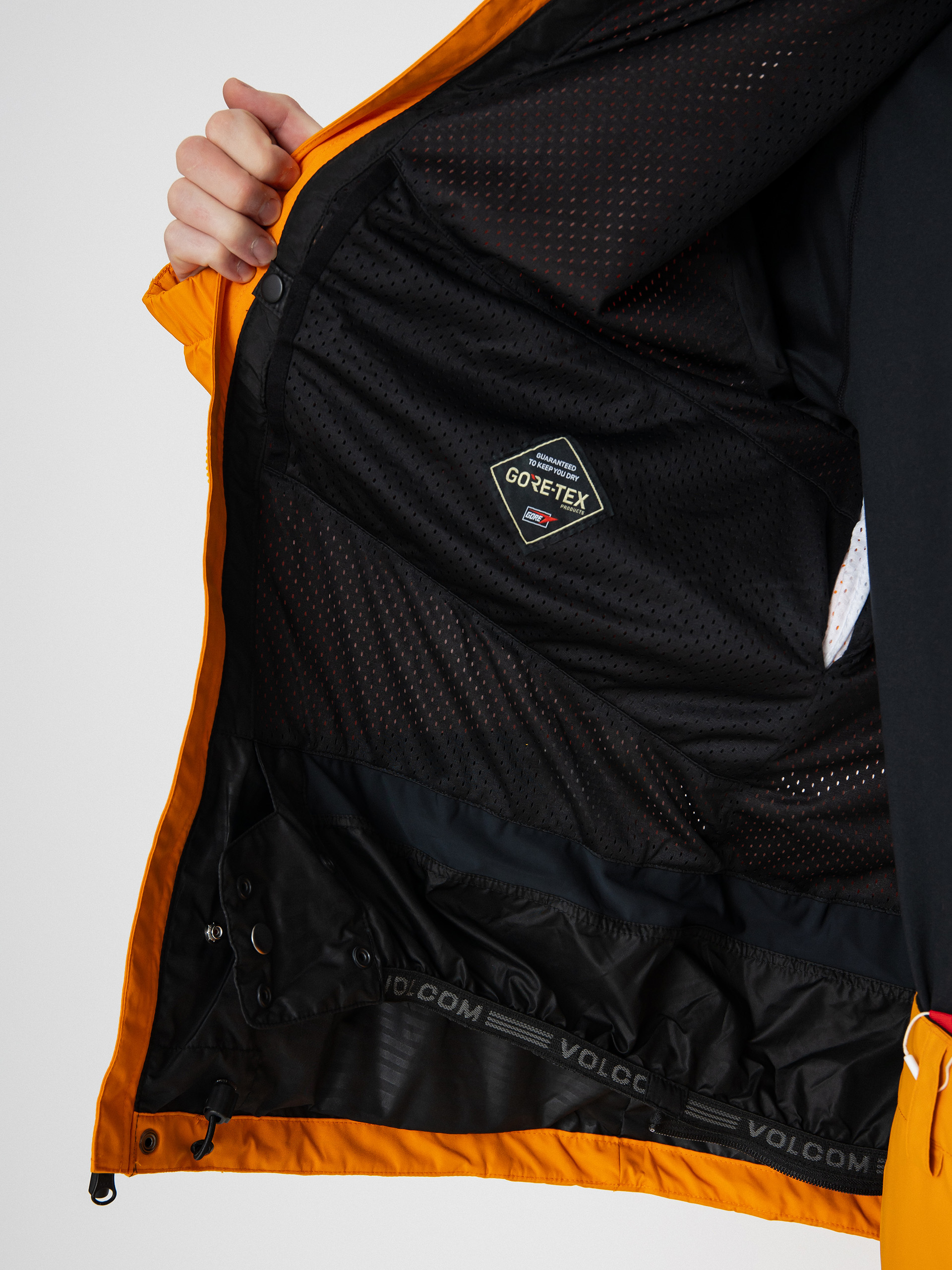 Pentru bărbați Geacă de snowboard Volcom Dua Gore Tex (gold)