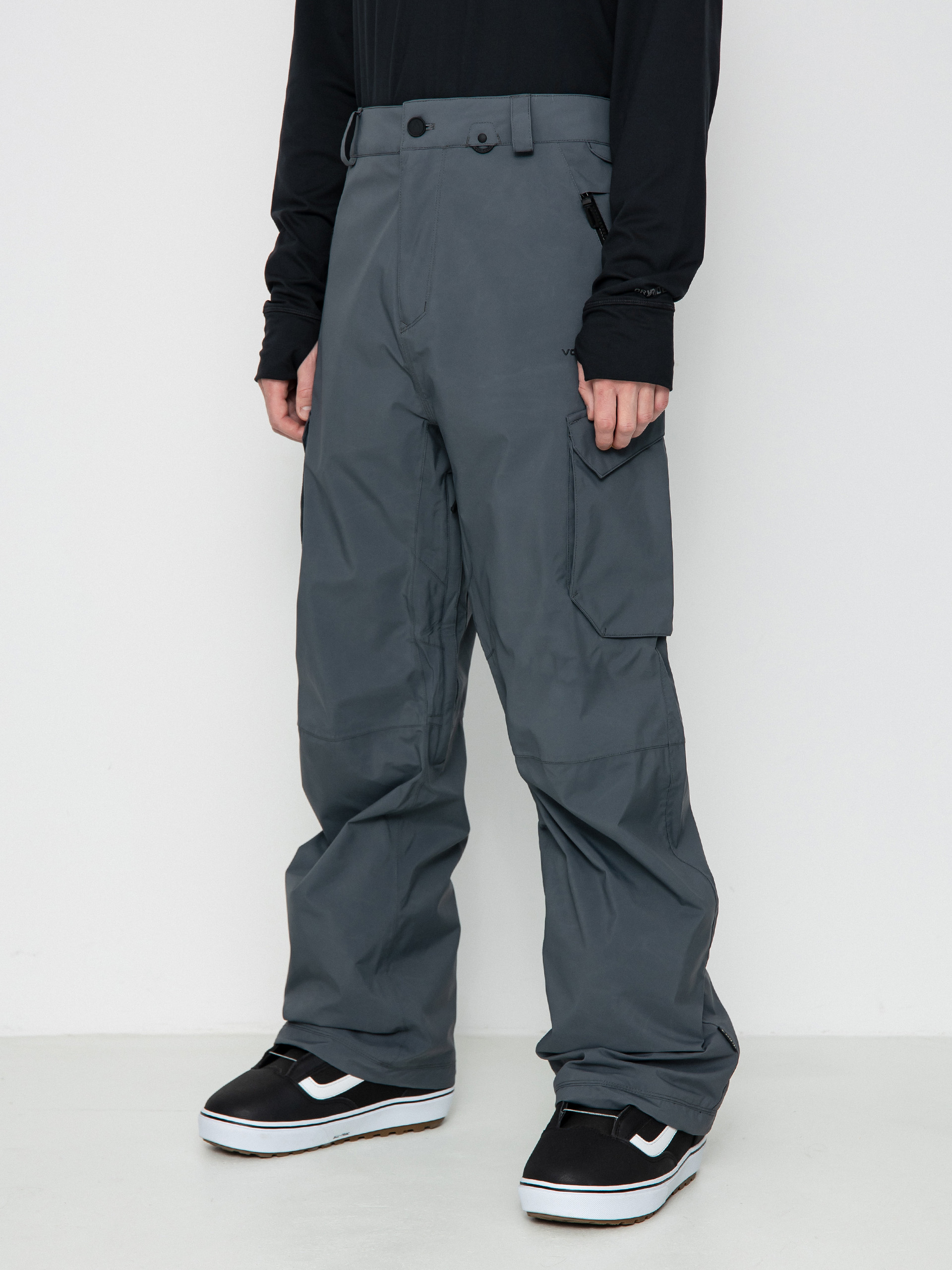 Pantaloni pentru snowboard Volcom Stone Stretch Gore Tex (dark grey)