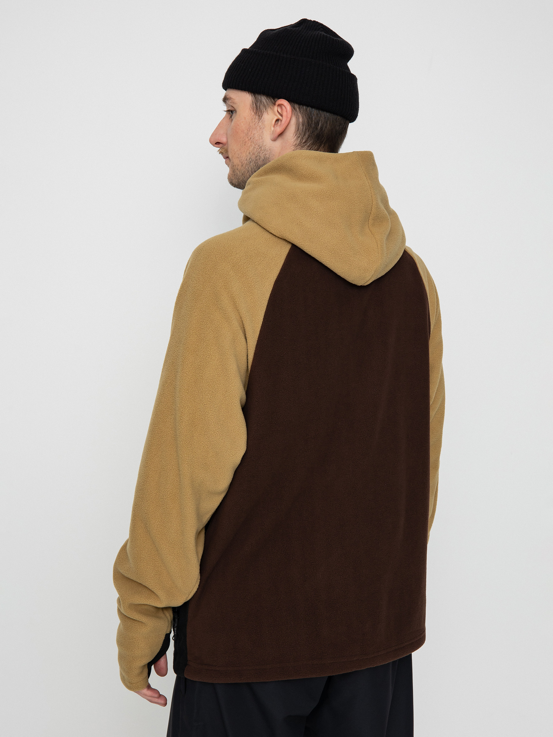 Pentru bărbați Hanorac termic Volcom Polar 1/2 Zip HD (dark khaki)