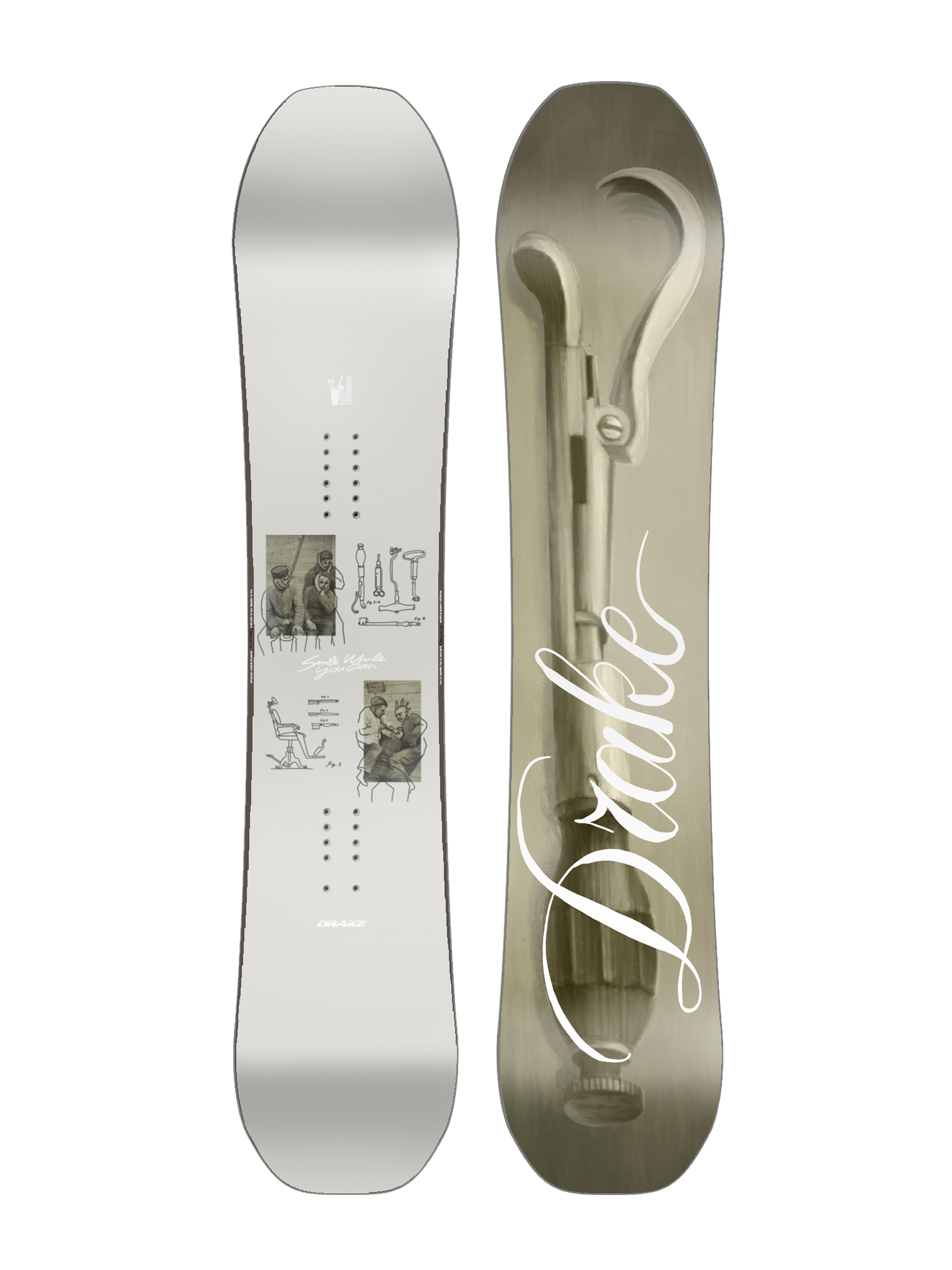 Snowboard Drake Battle Rusty 