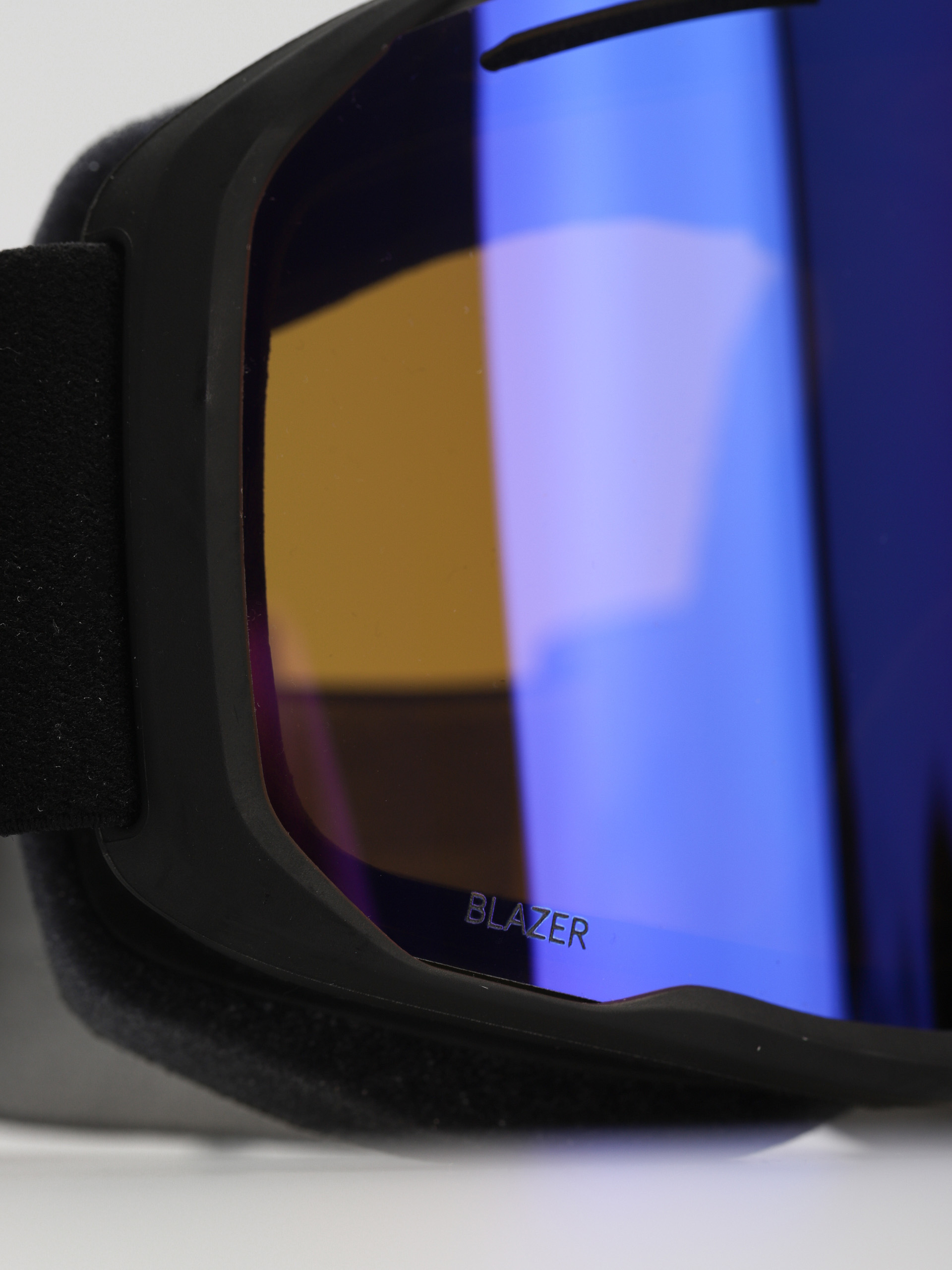 Ochelari pentru snowboard Smith Blazer (black/green sol-x mirror)