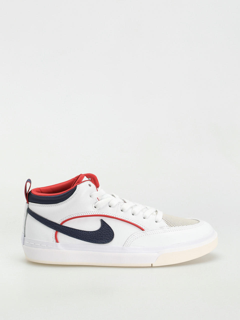 Pantofi Nike SB React Leo Premium (white/midnight navy university red white)