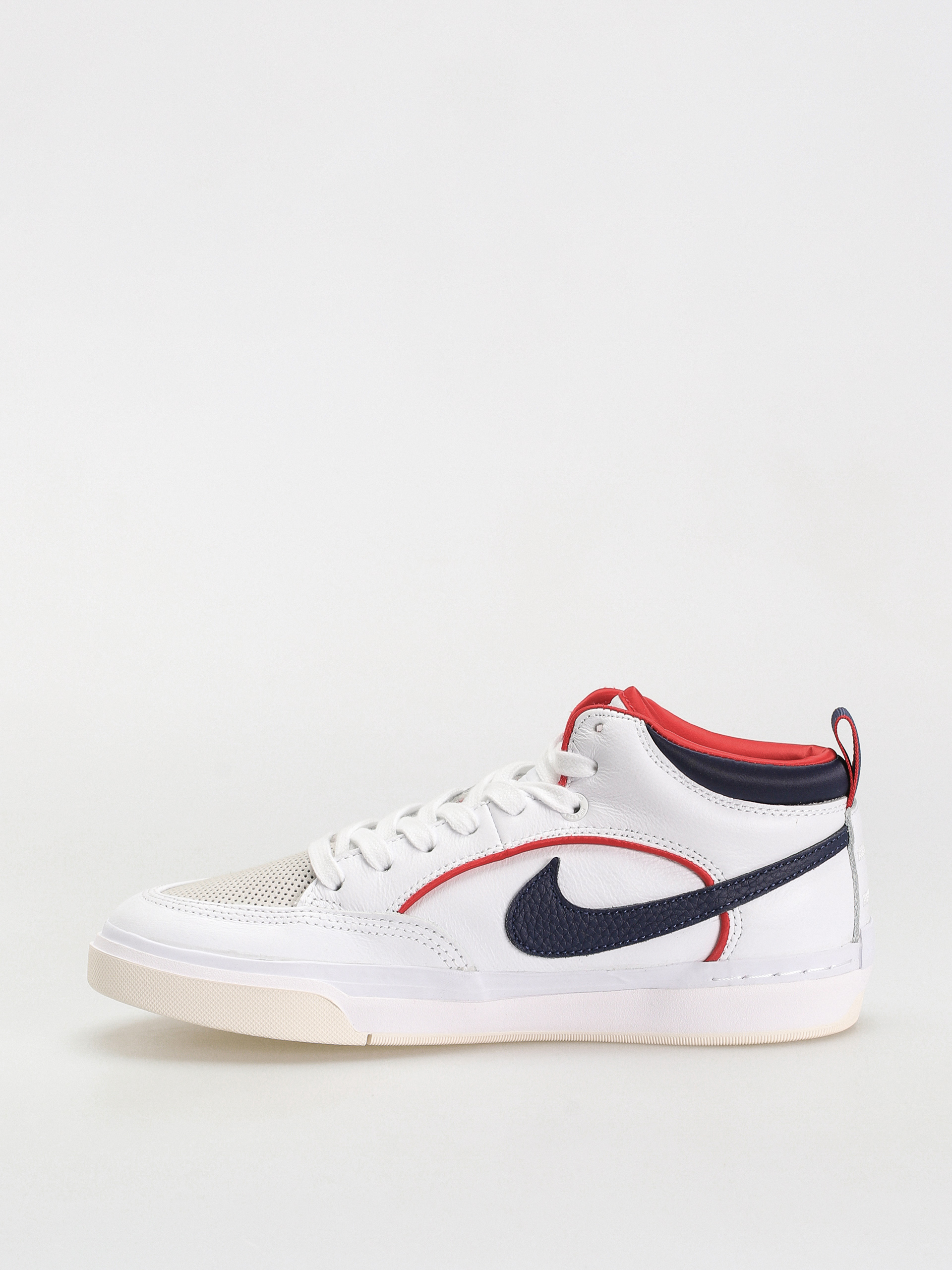 Pantofi Nike SB React Leo Premium (white/midnight navy university red white)