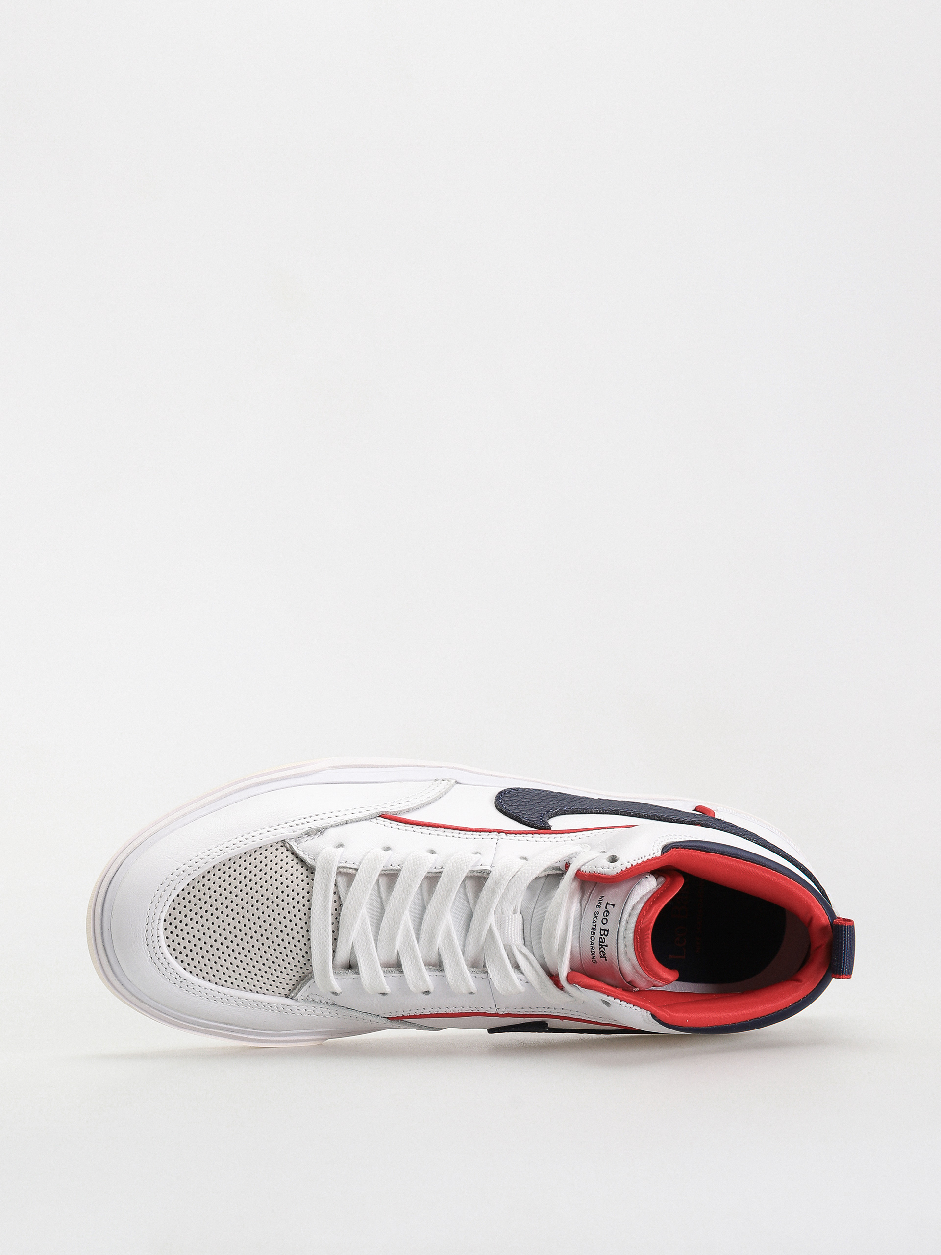 Pantofi Nike SB React Leo Premium (white/midnight navy university red white)