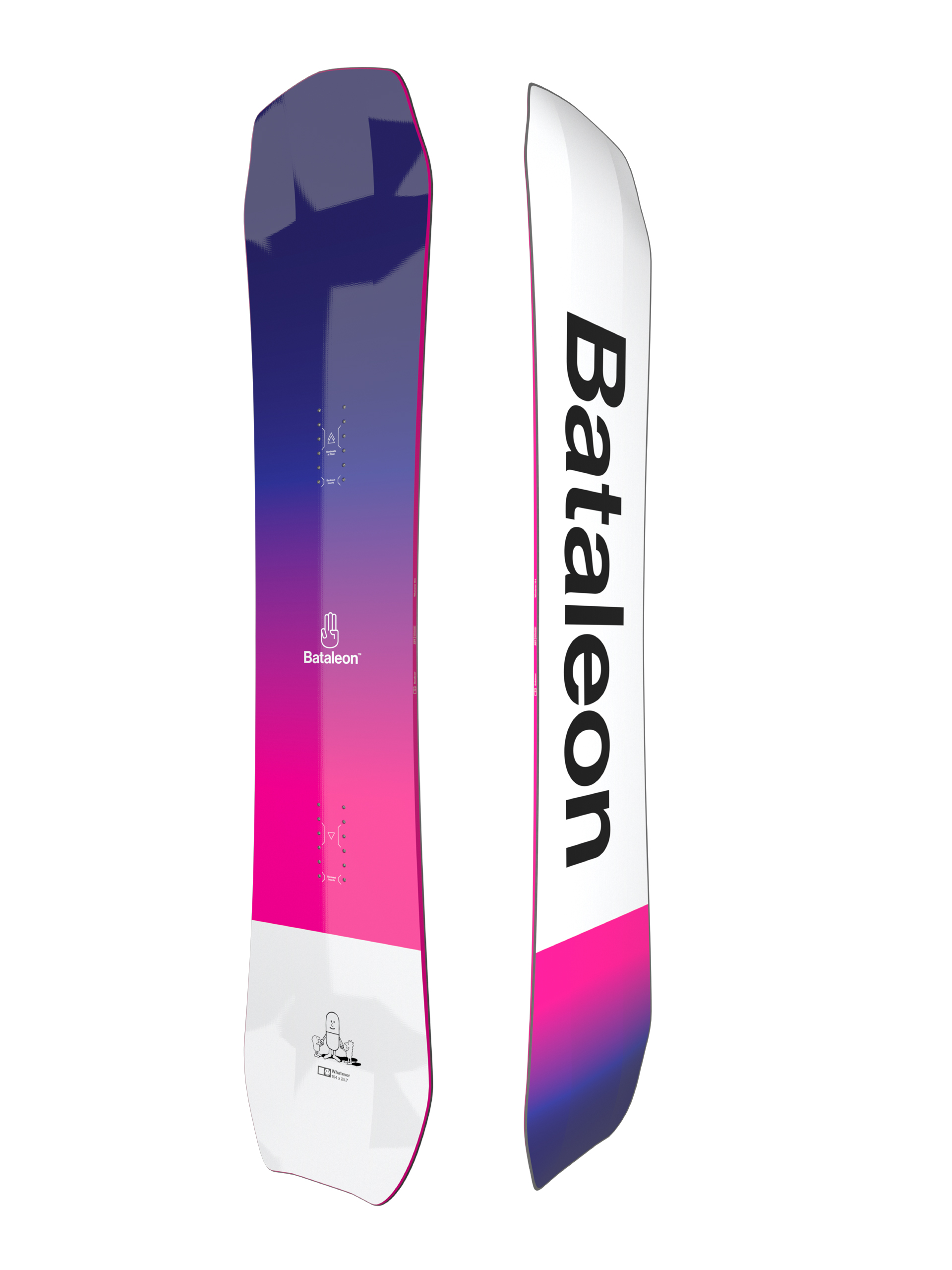 Pentru bărbați Snowboard Bataleon Whatever (white/black/multi)