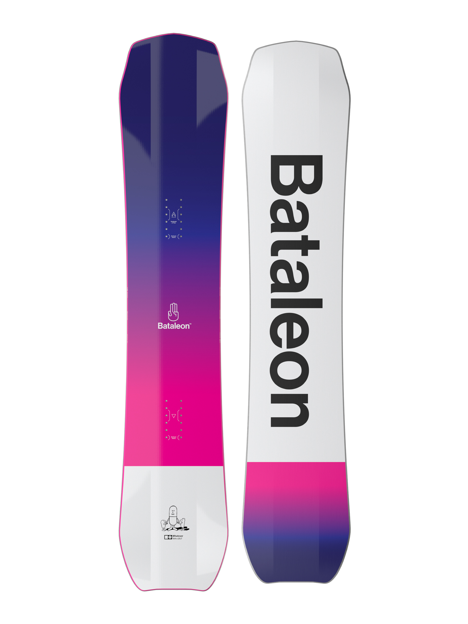 Pentru bărbați Snowboard Bataleon Whatever (white/black/multi)