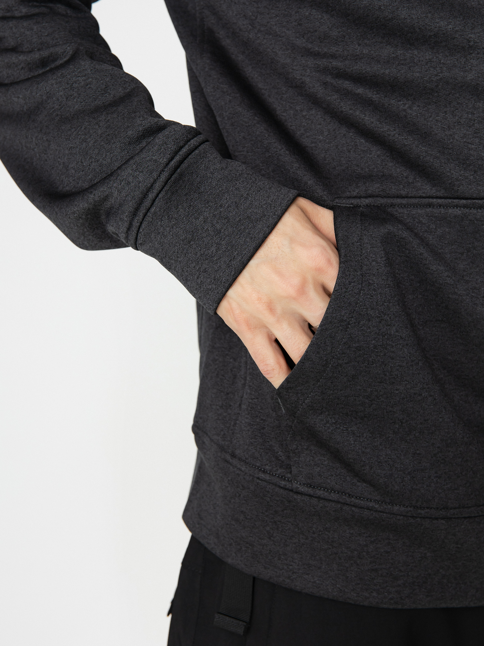 Hanorac cu glugă Burton Oak ZHD (true black heather)