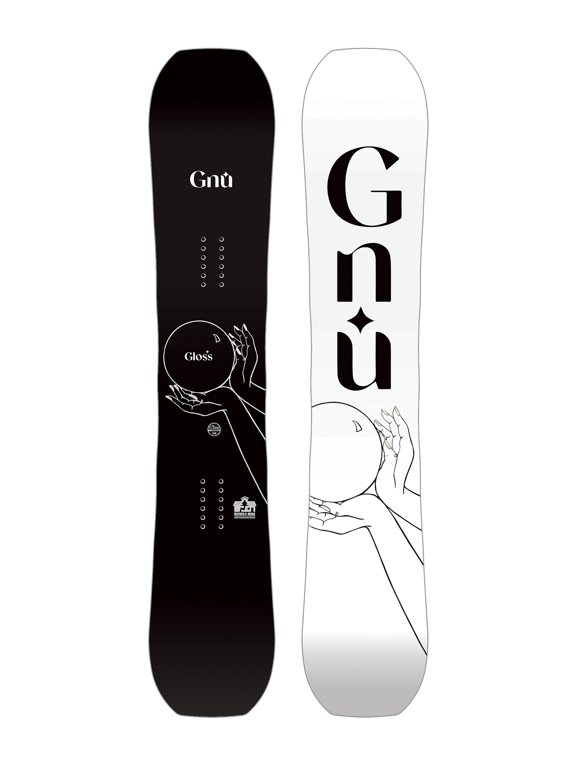 Pentru femei Snowboard Gnu Gloss 