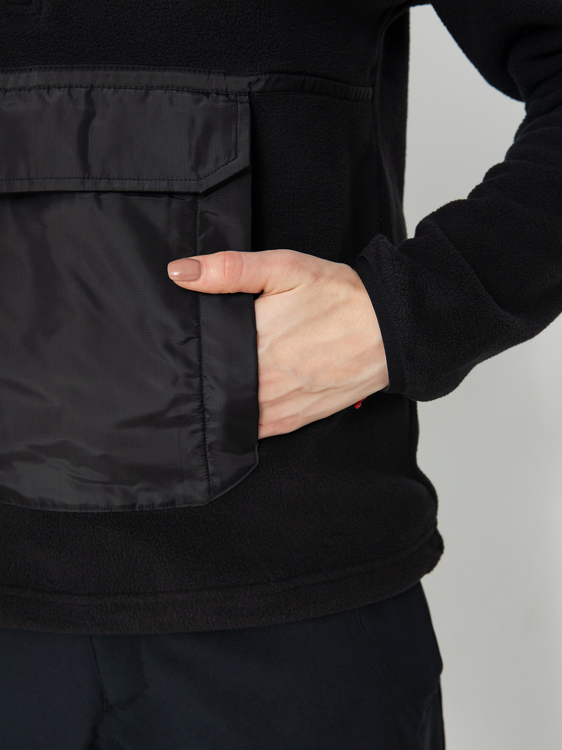 Pentru femei Hanorac termic Volcom Polar 1/2 Zip (black)