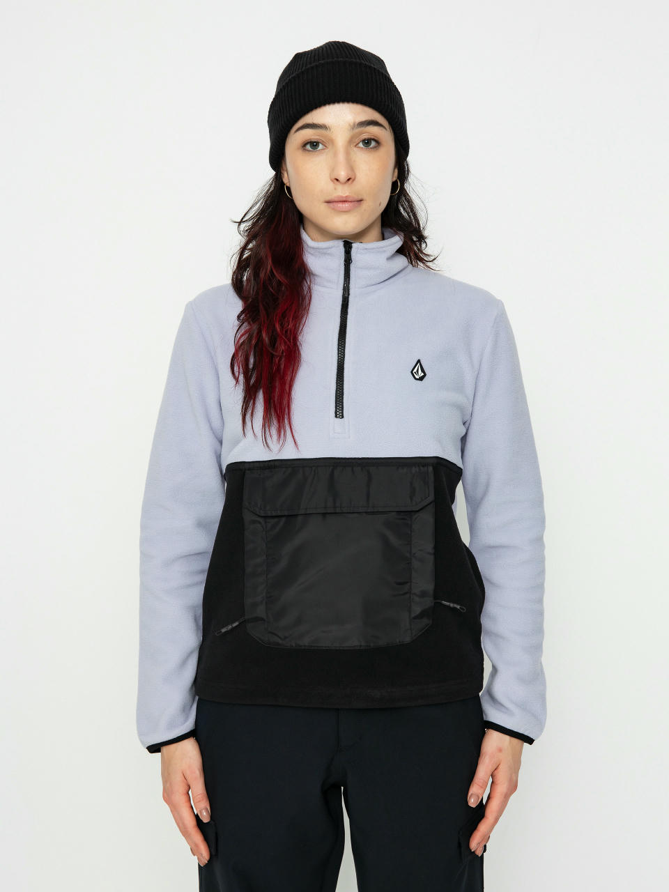 Pentru femei Hanorac termic Volcom Polar 1/2 Zip (lilac ash)