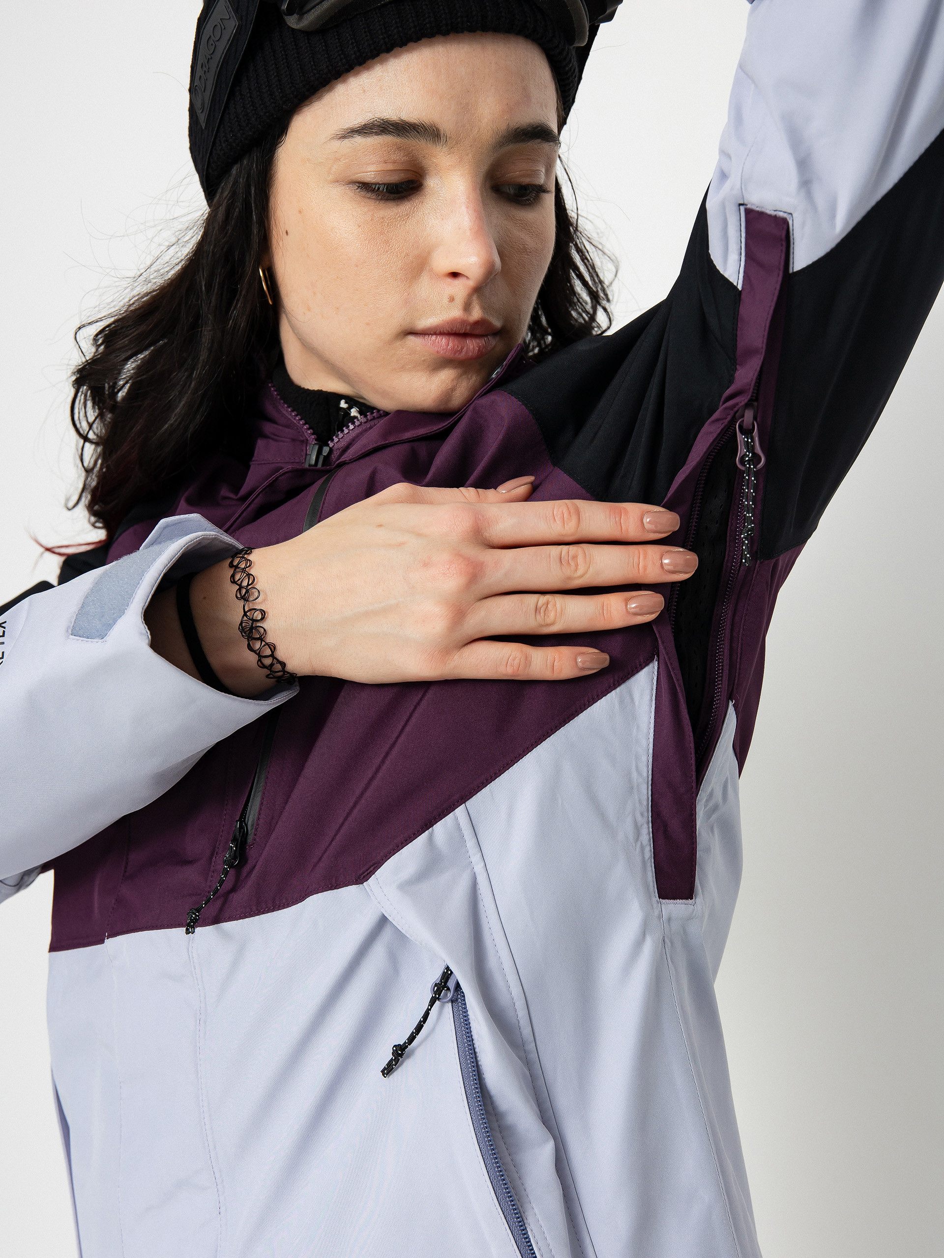 Pentru femei Geacă de snowboard Volcom V.Co Aris Ins Gore (blackberry)