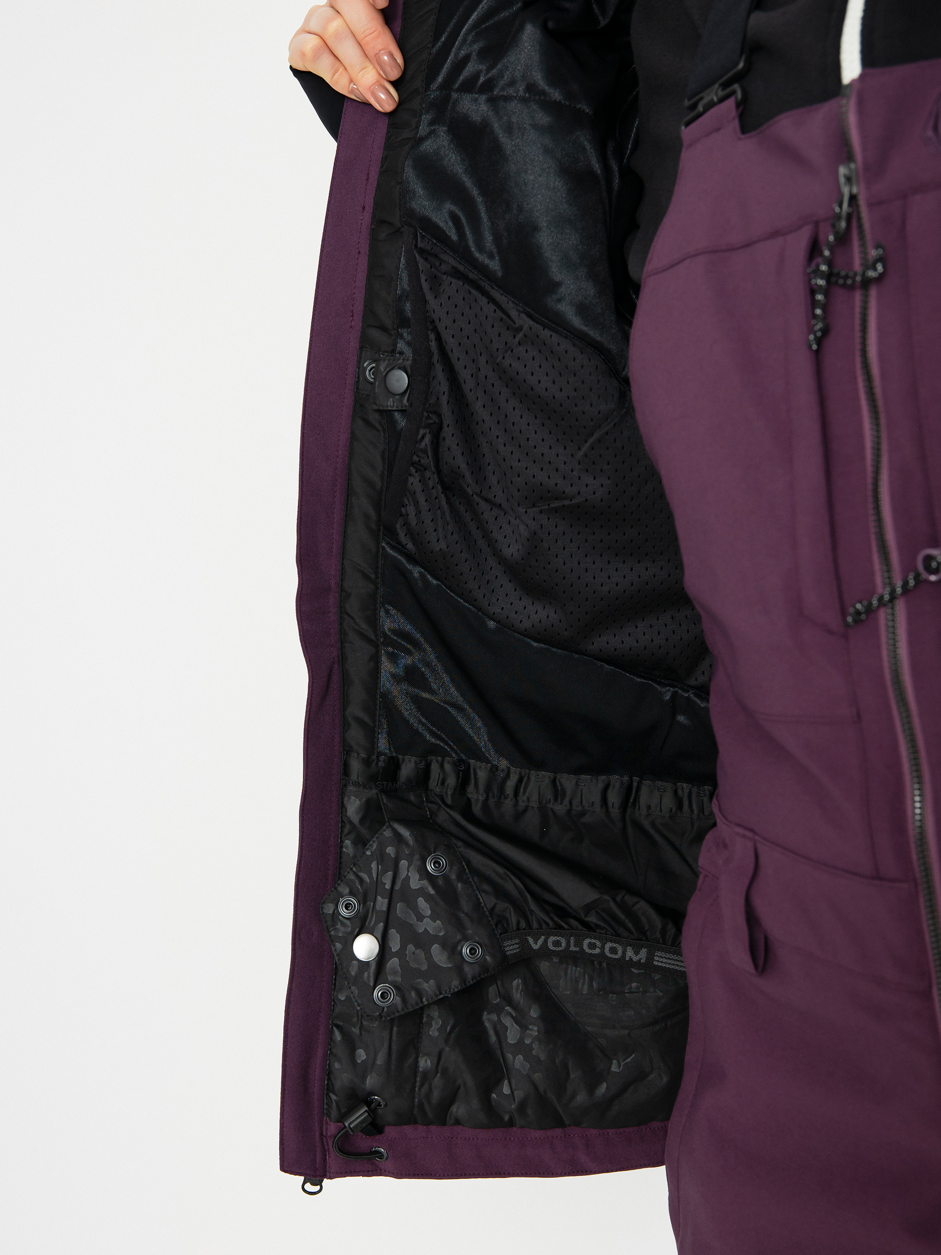 Pentru femei Geacă de snowboard Volcom Shelter 3D Stretch (blackberry)