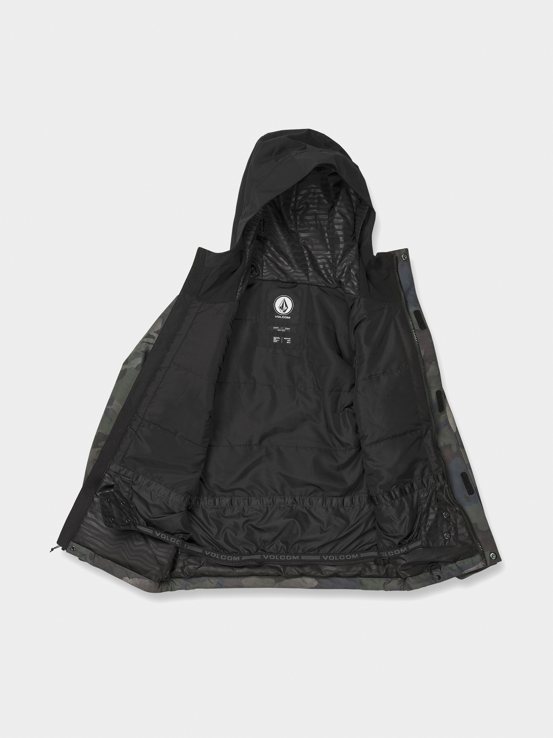 Geacă de snowboard Volcom Stone.91 Ins JR (cloudwash camo)