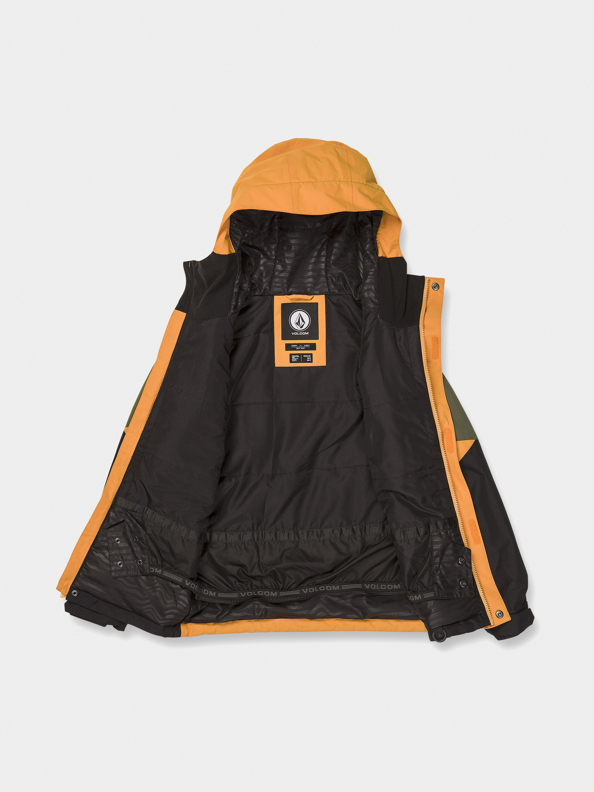 Geacă de snowboard Volcom Vernon Ins JR (gold)