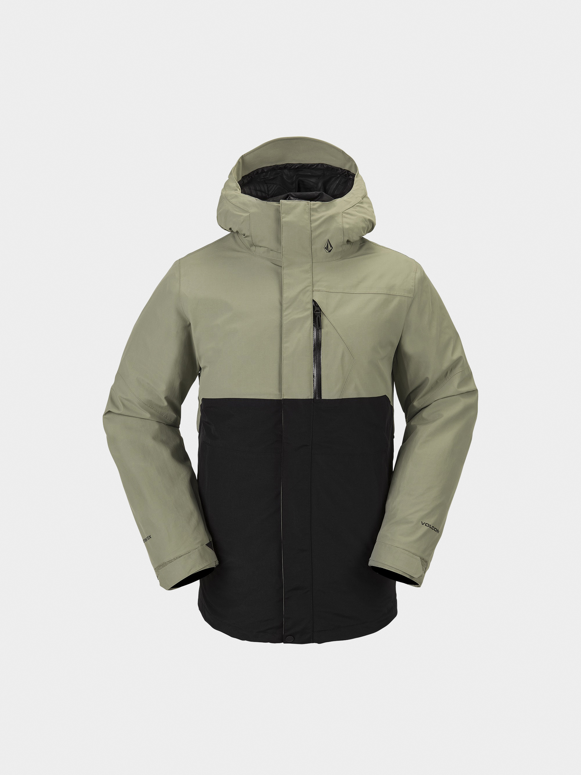 Pentru bărbați Geacă de snowboard Volcom L Ins Gore Tex (light military)