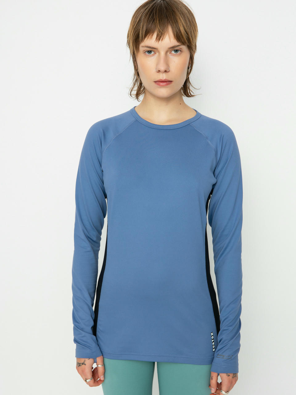 Pentru femei Longsleeve Burton Midweight X Base Layer (slate blue)