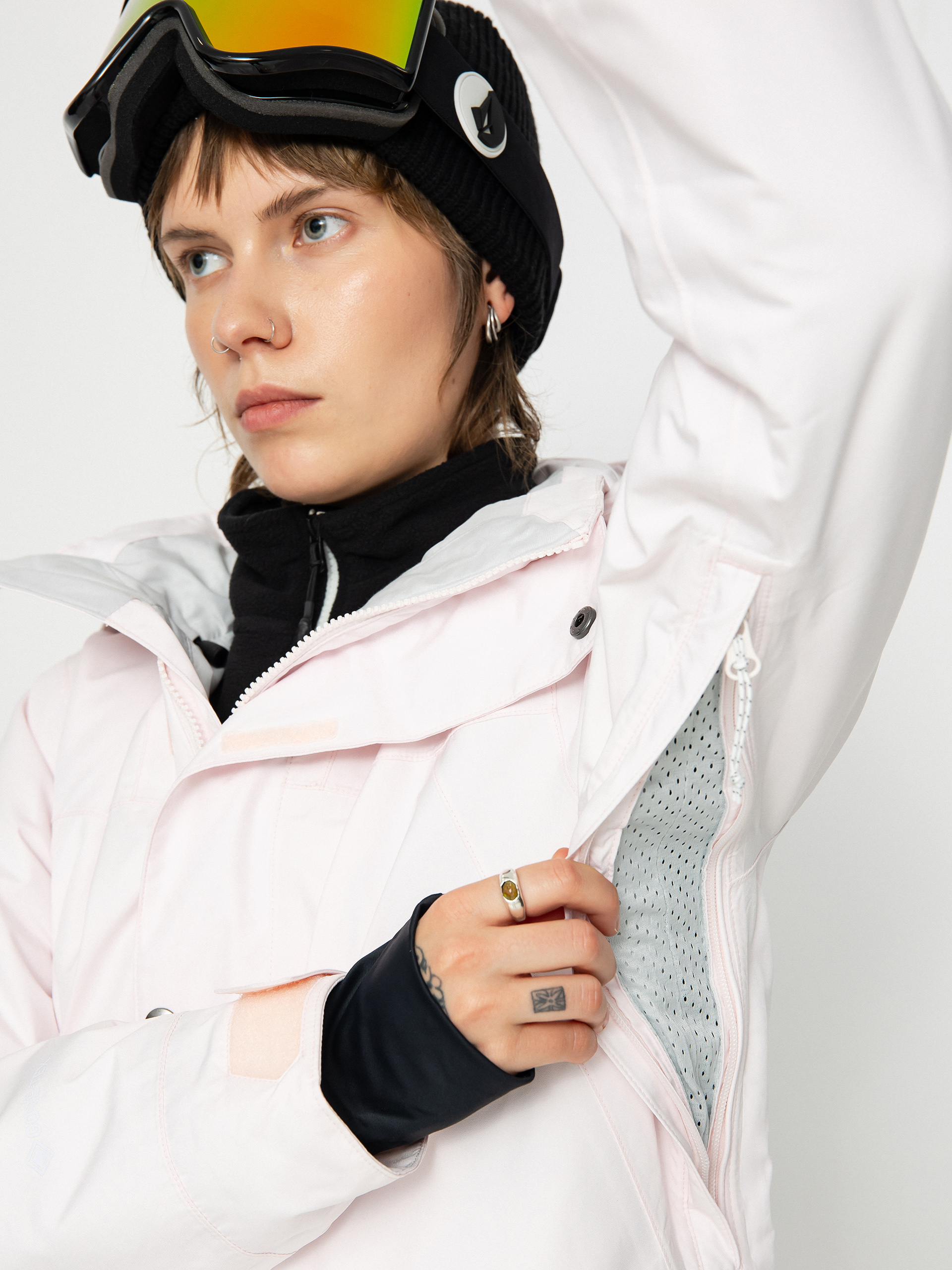 Pentru femei Geacă de snowboard Volcom Ell Ins Gore Tex (calcite)