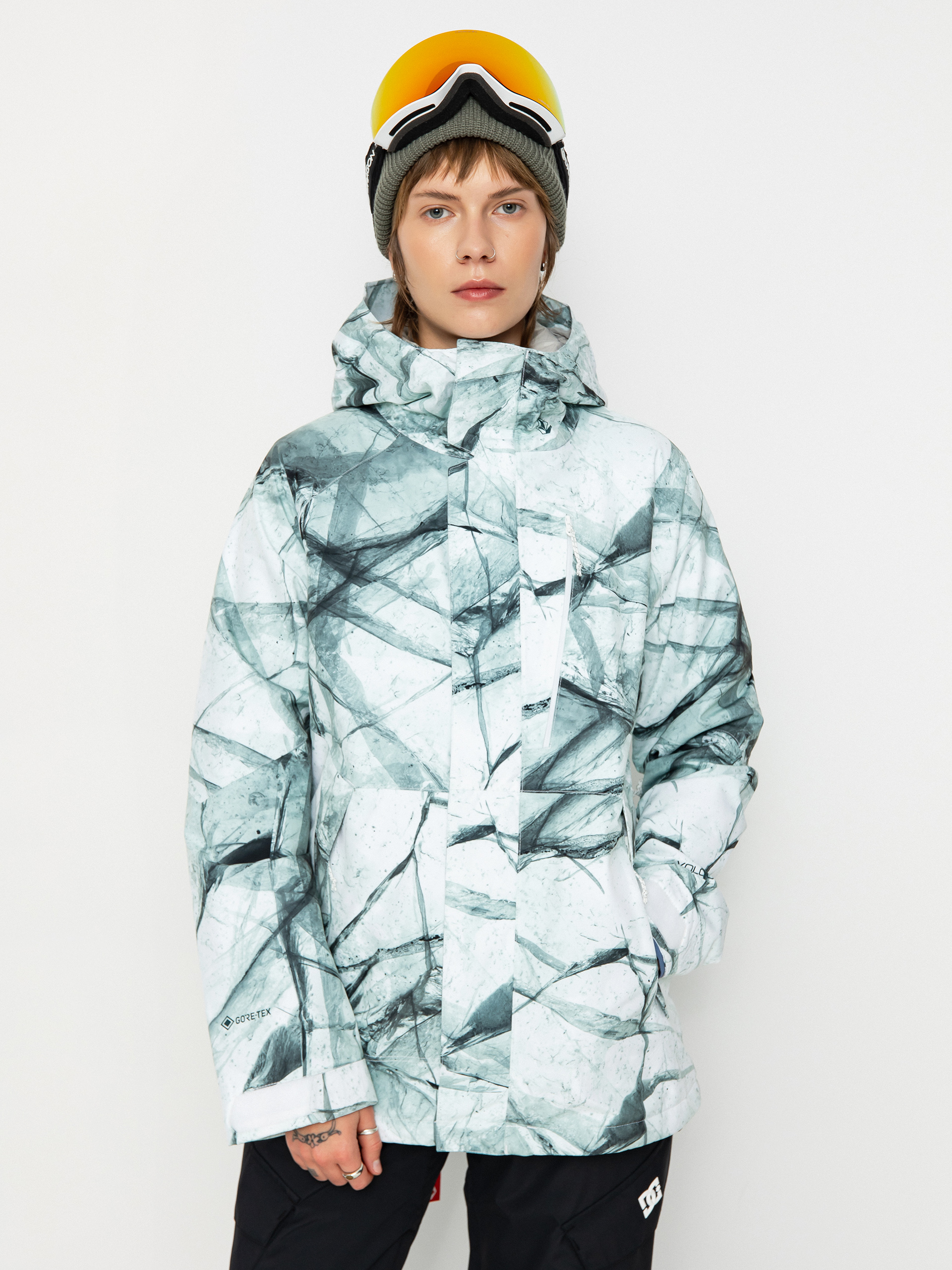 Pentru femei Geacă de snowboard Volcom V.Co Aris Ins Gore (white ice)