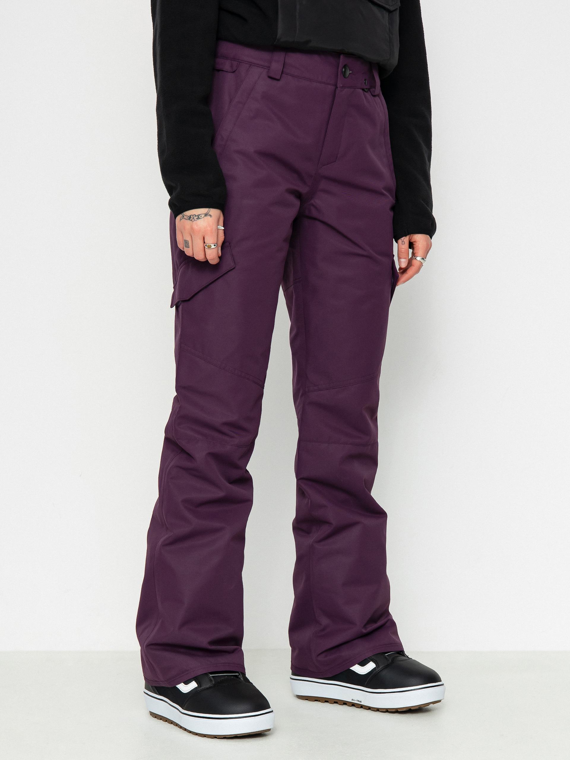 Pentru femei Pantaloni pentru snowboard Volcom Bridger Ins (blackberry)