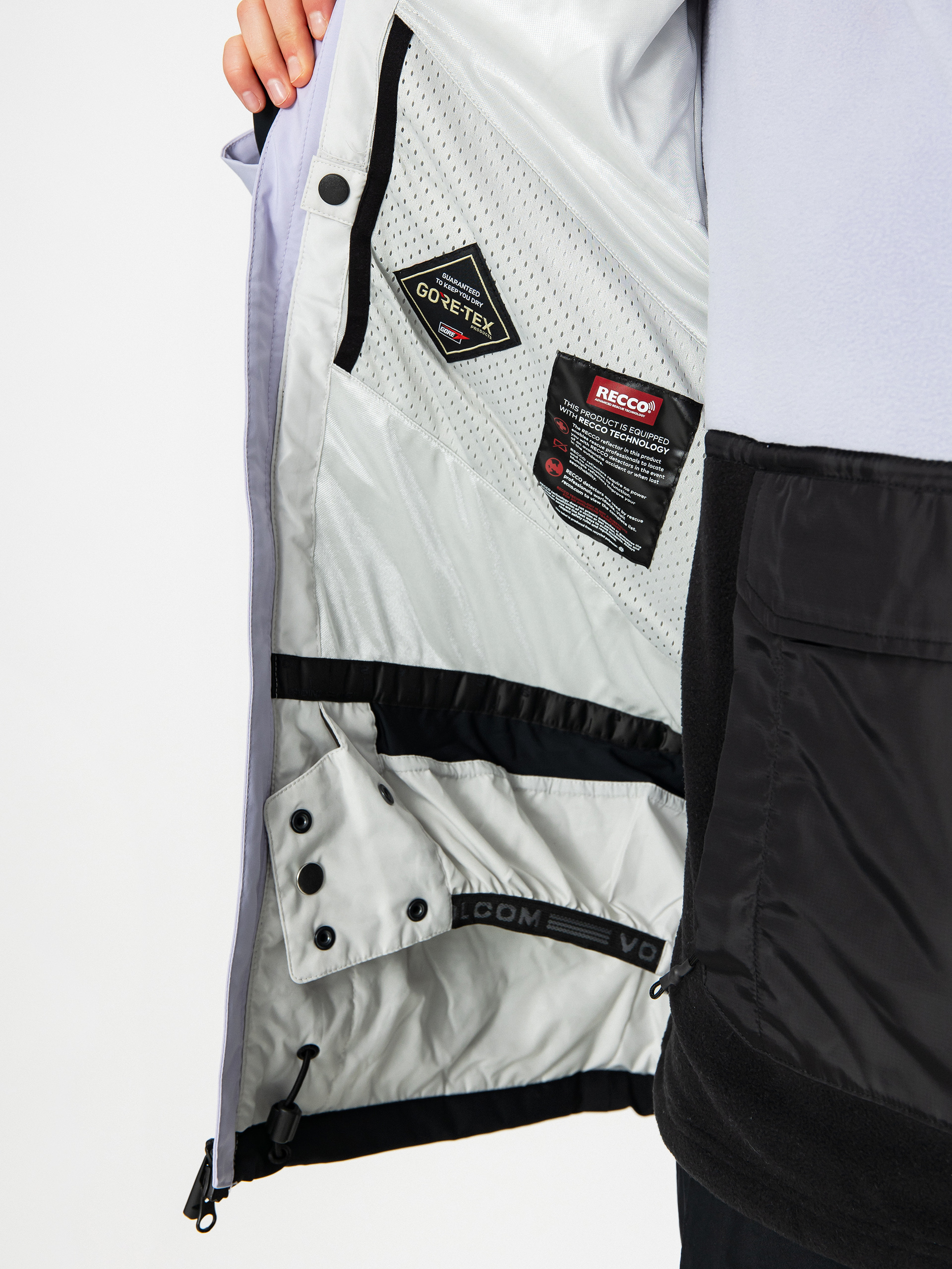 Pentru femei Geacă de snowboard Volcom 3D Stretch Gore (lilac ash)