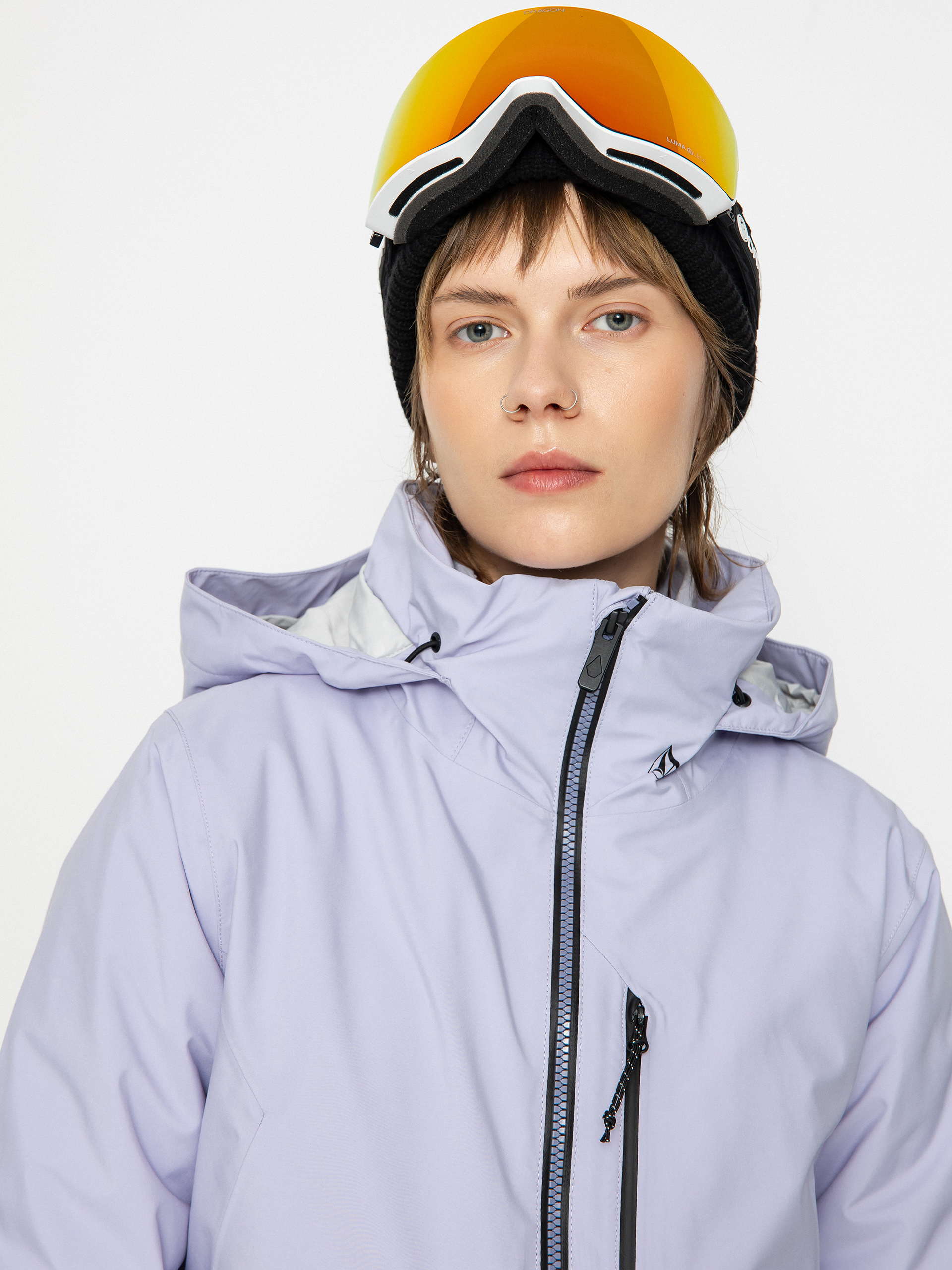 Pentru femei Geacă de snowboard Volcom 3D Stretch Gore (lilac ash)