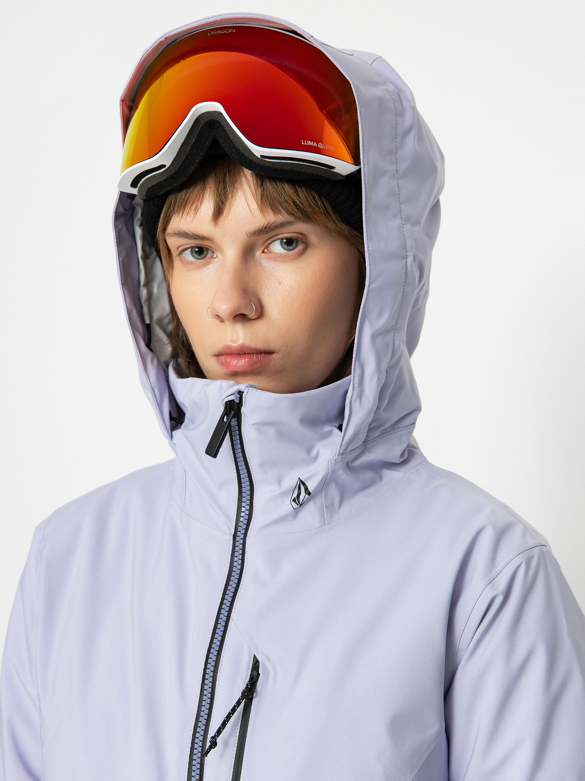 Pentru femei Geacă de snowboard Volcom 3D Stretch Gore (lilac ash)