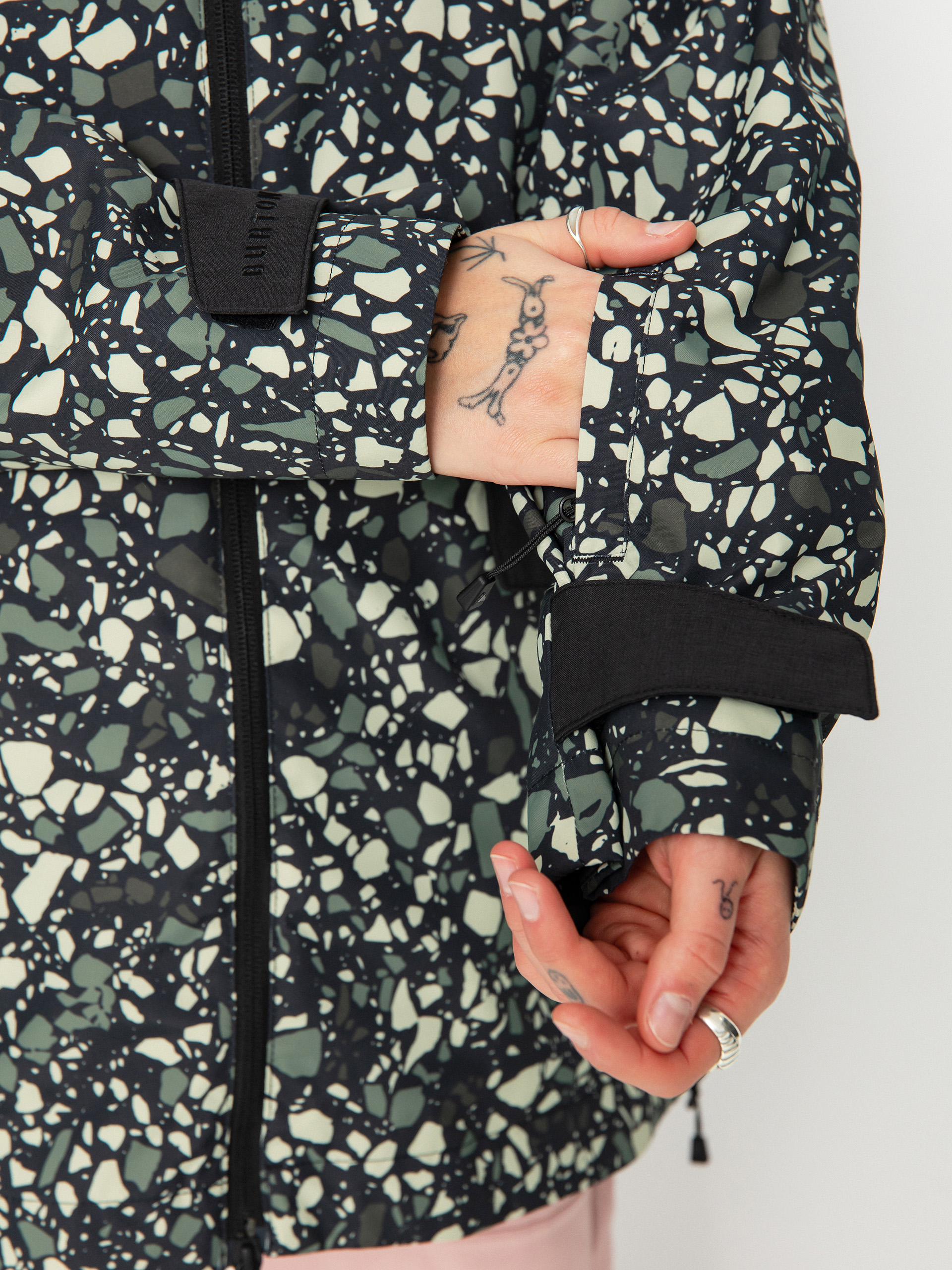 Pentru femei Geacă de snowboard Burton Lalik (sediment/true black)