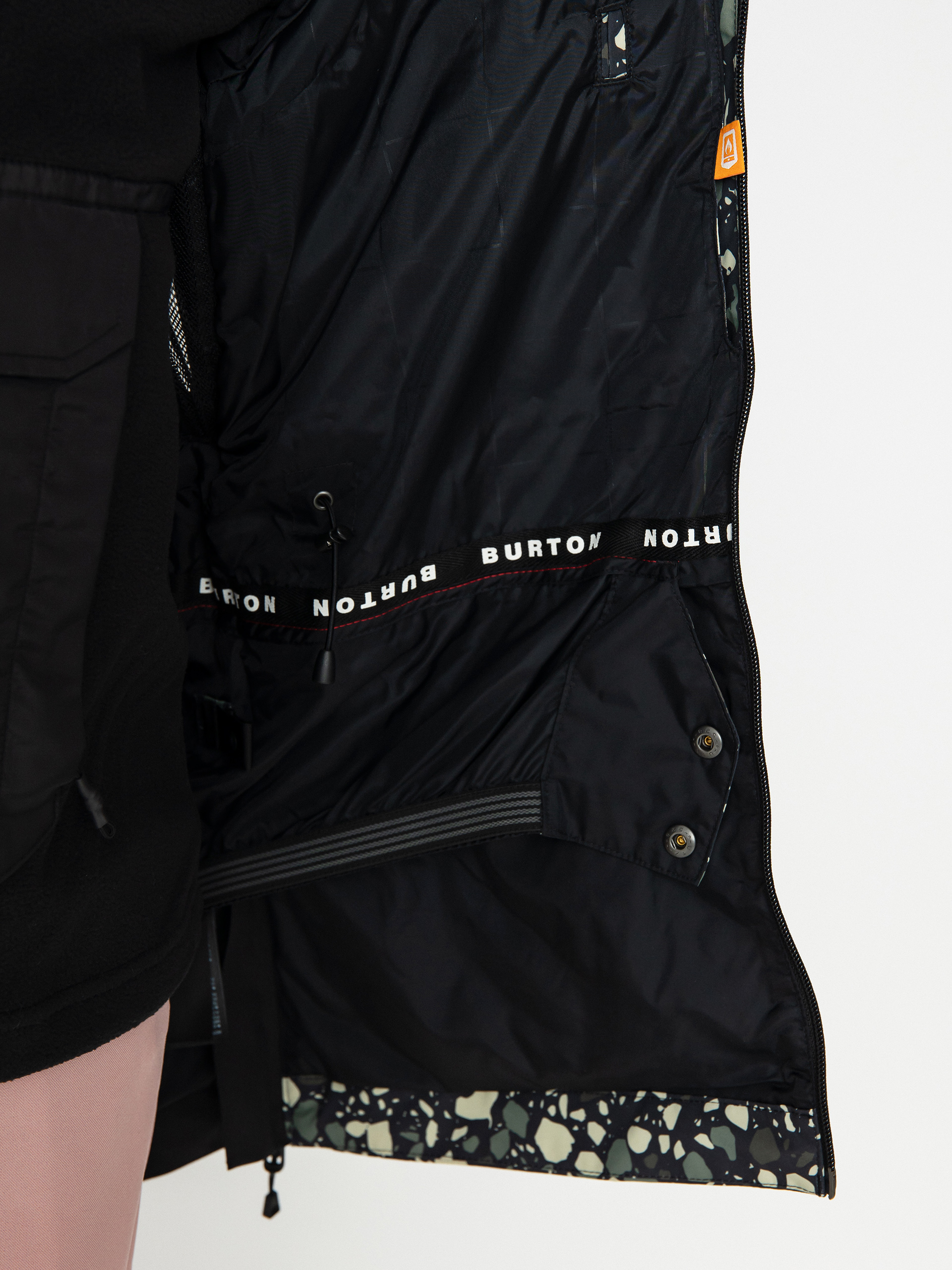 Pentru femei Geacă de snowboard Burton Lalik (sediment/true black)