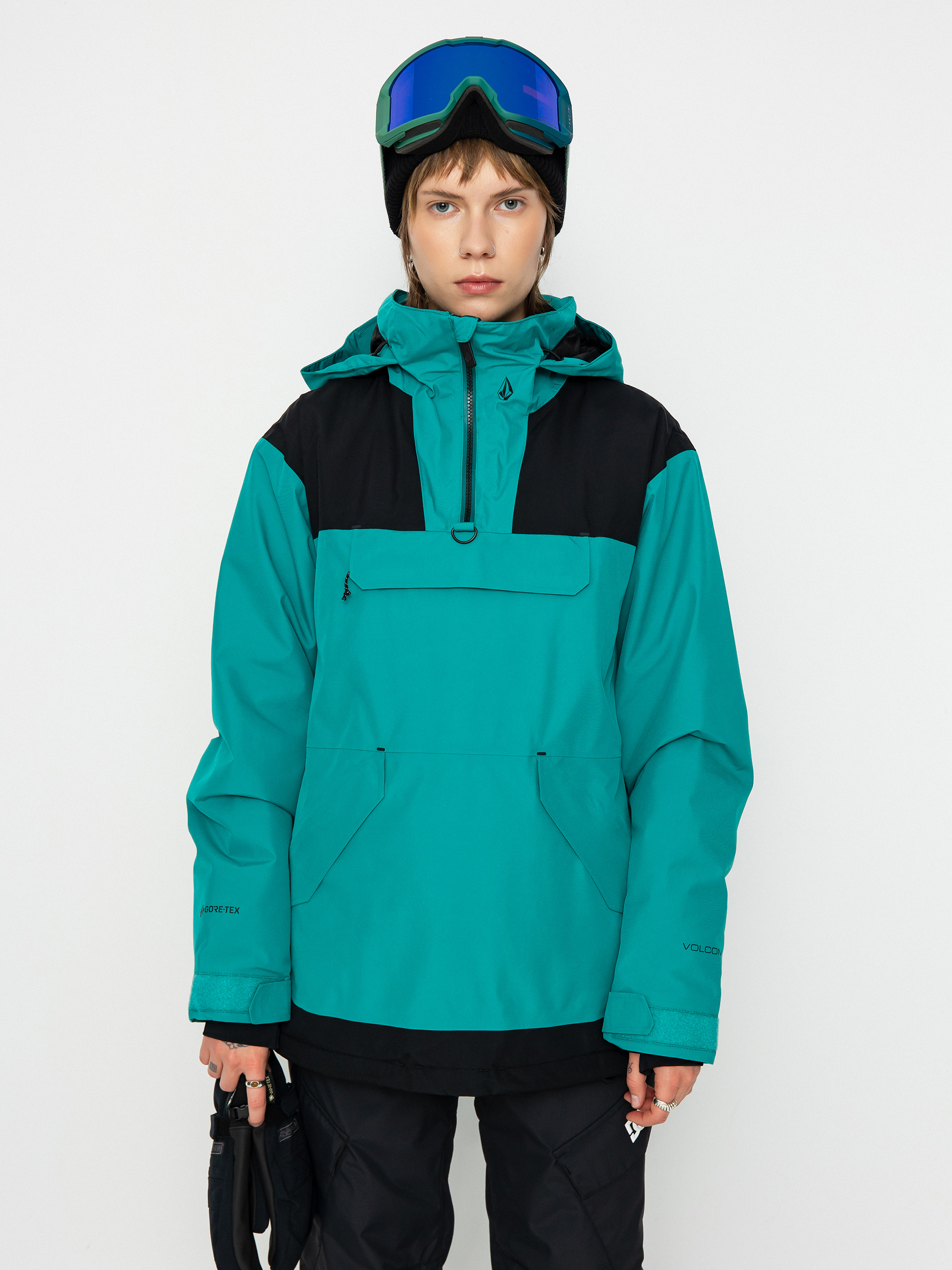 Pentru femei Geacă de snowboard Volcom Fern Ins Gore Pullover (vibrant green)