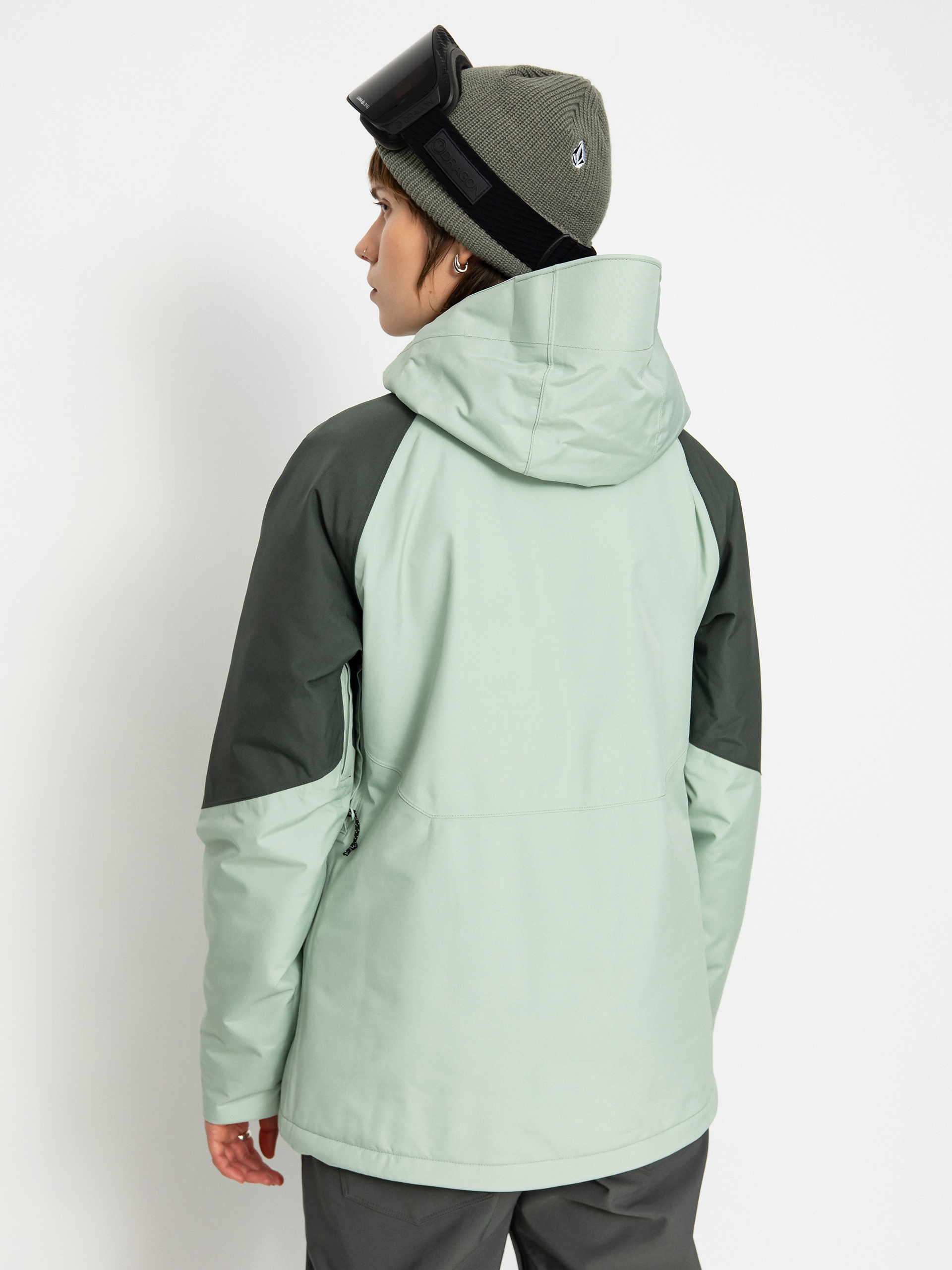 Pentru femei Geacă de snowboard Volcom V.Co Aris Ins Gore (sage frost)