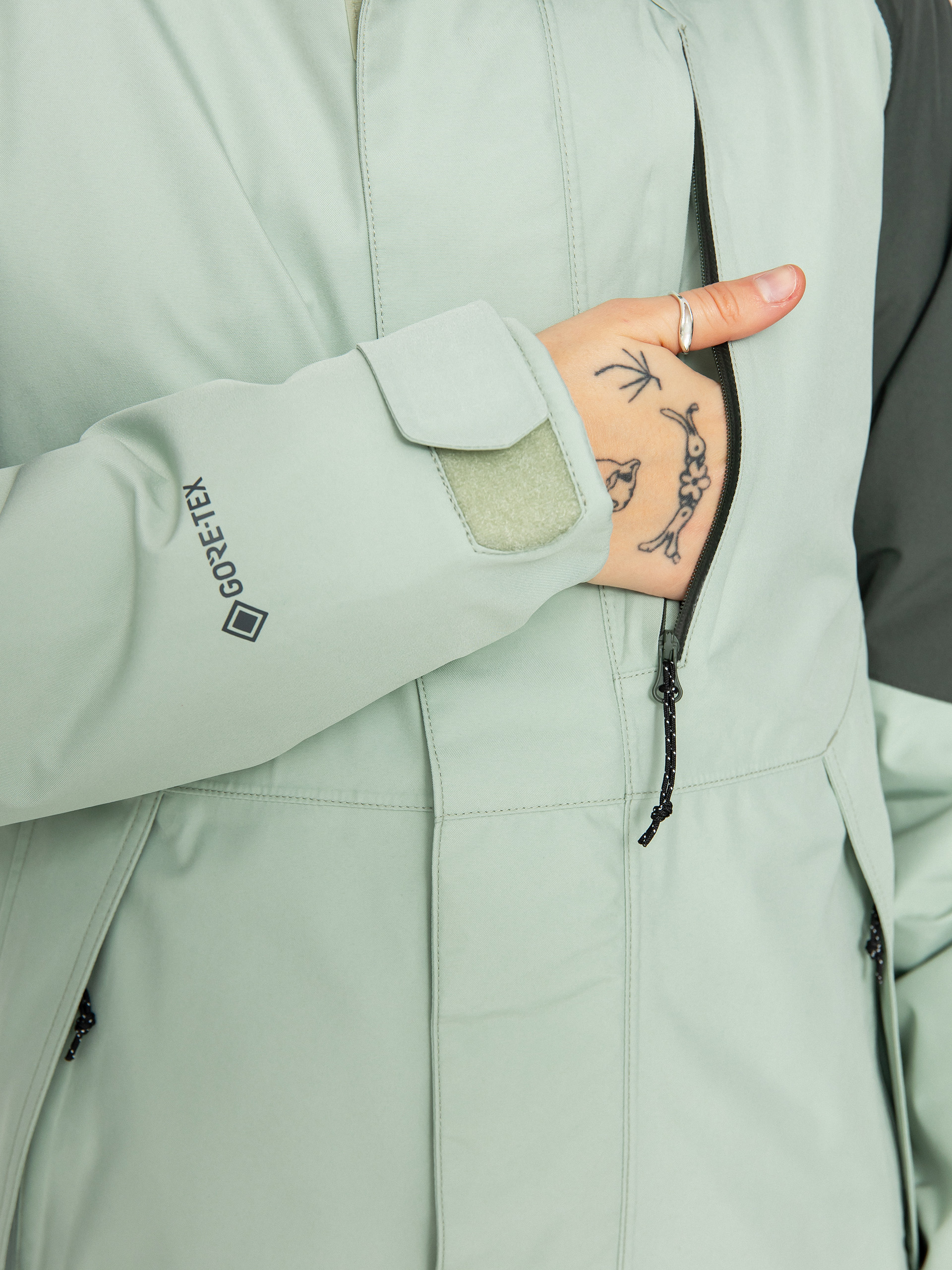 Pentru femei Geacă de snowboard Volcom V.Co Aris Ins Gore (sage frost)