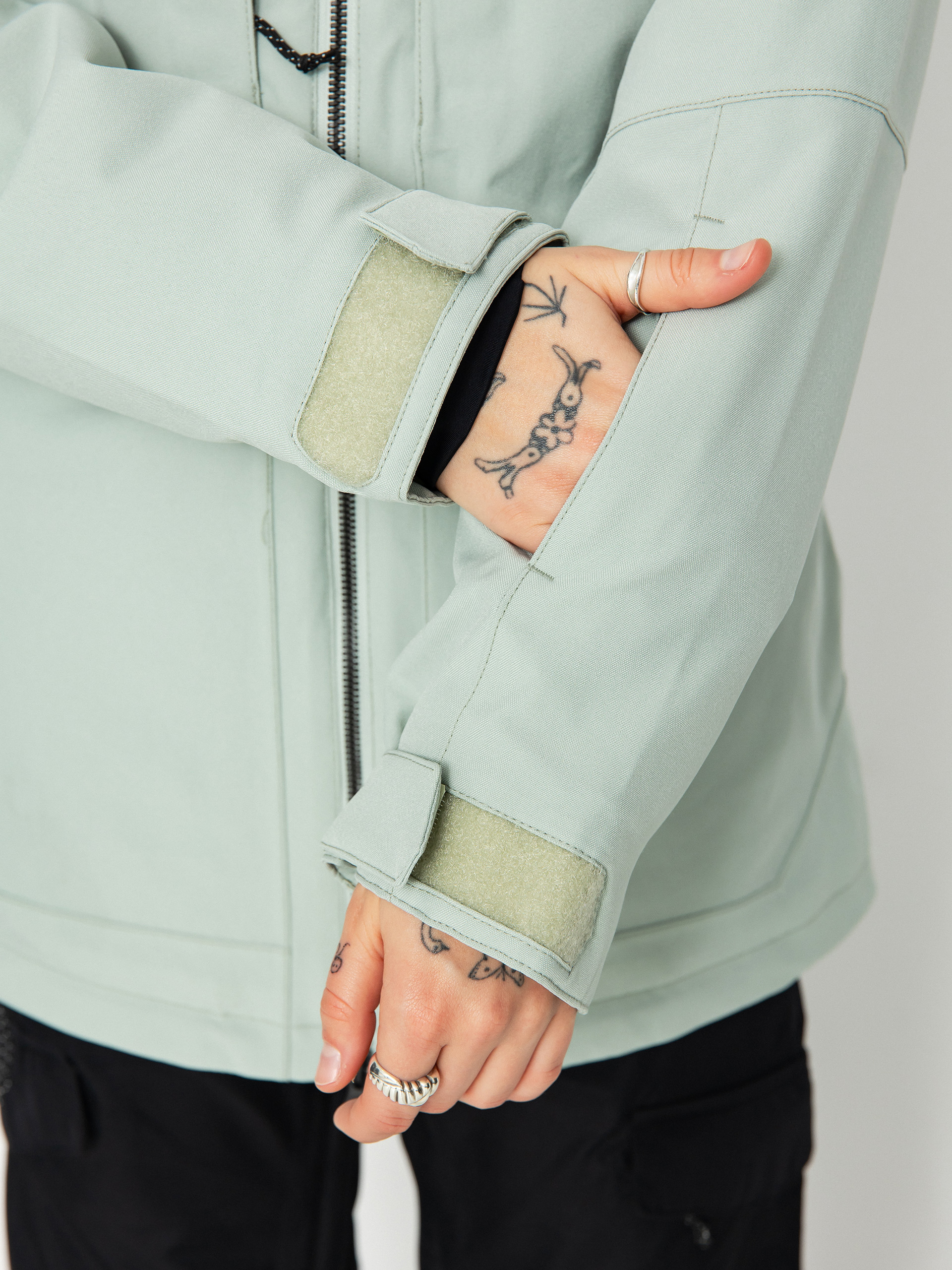 Pentru femei Geacă de snowboard Volcom Shelter 3D Stretch (sage frost)