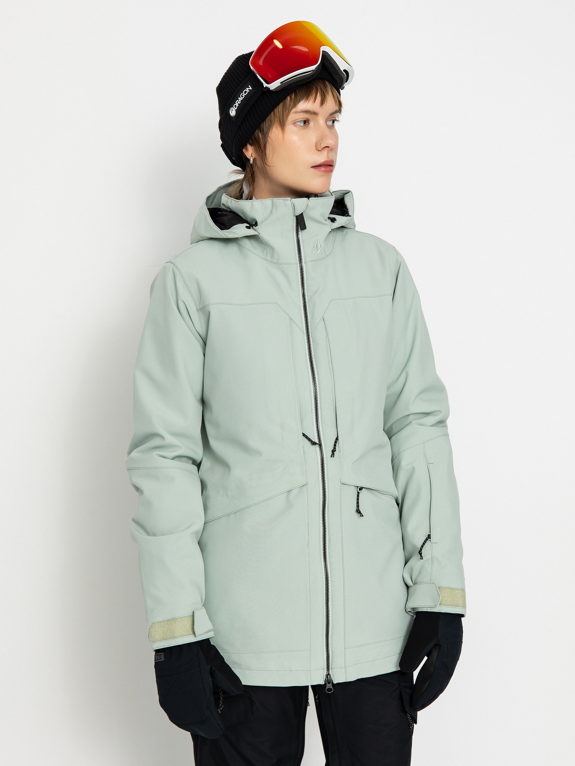 Pentru femei Geacă de snowboard Volcom Shelter 3D Stretch (sage frost)
