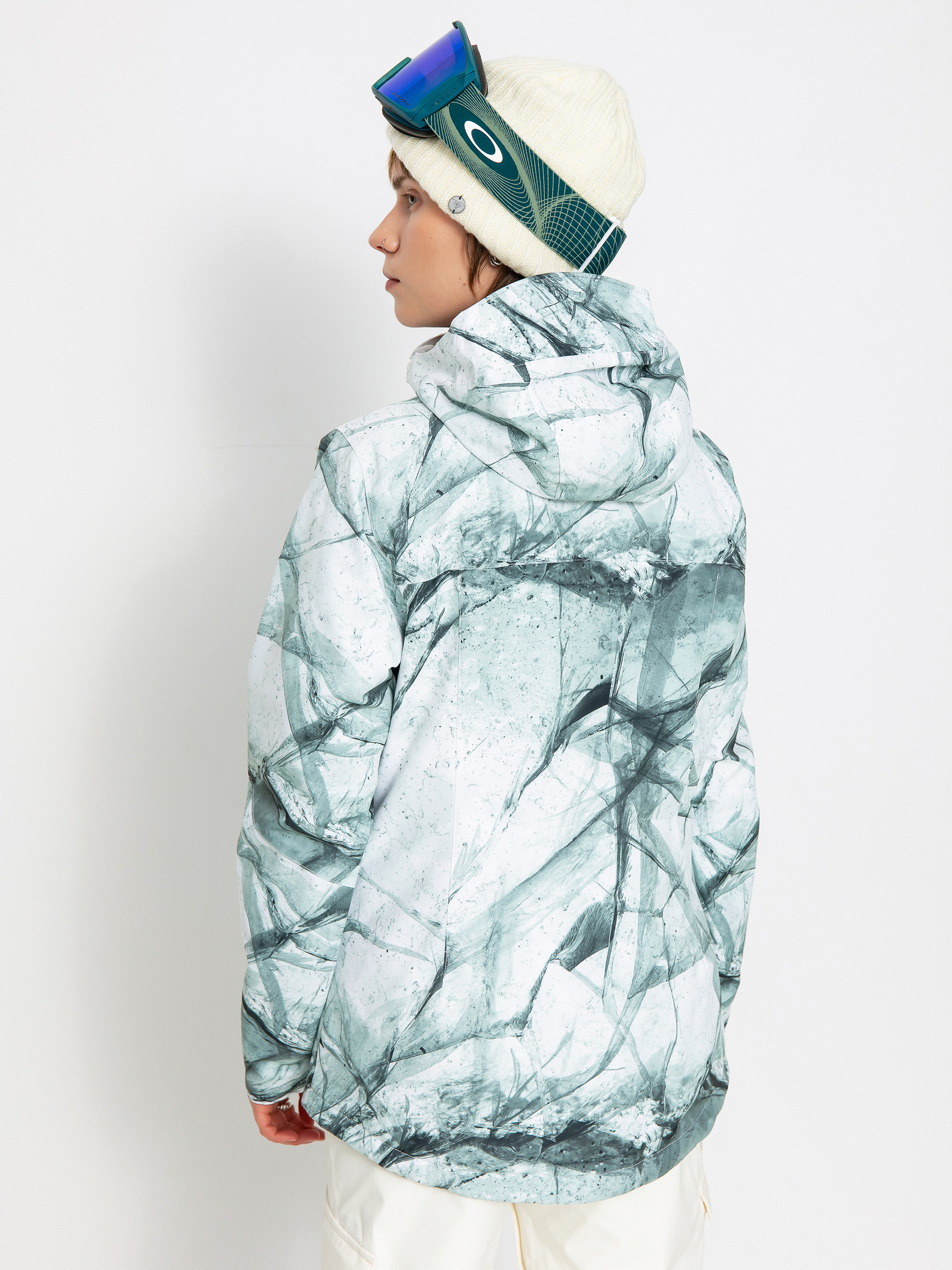Pentru femei Geacă de snowboard Volcom Bolt Ins (white ice)
