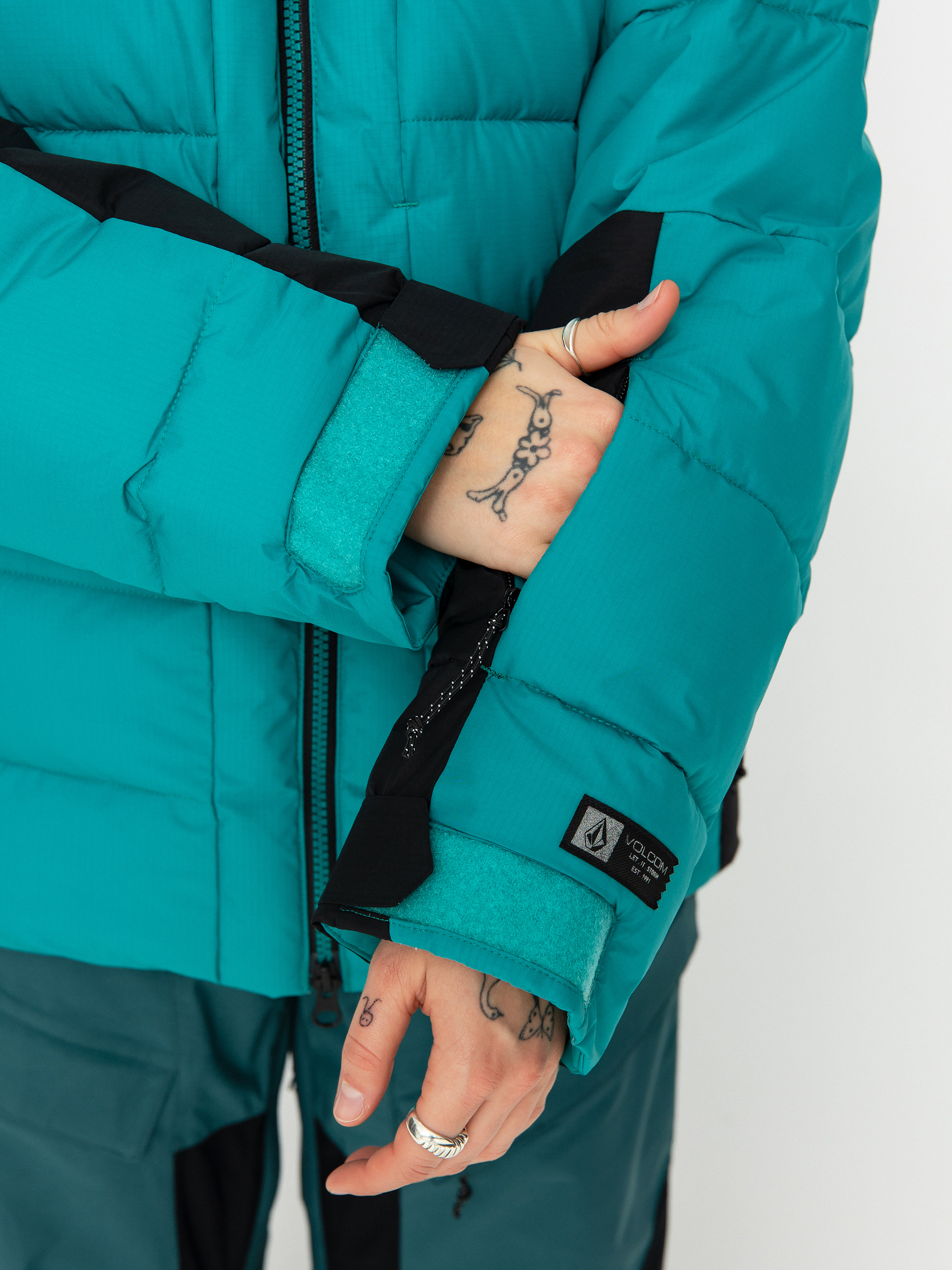 Pentru femei Geacă de snowboard Volcom Puffleup (vibrant green)