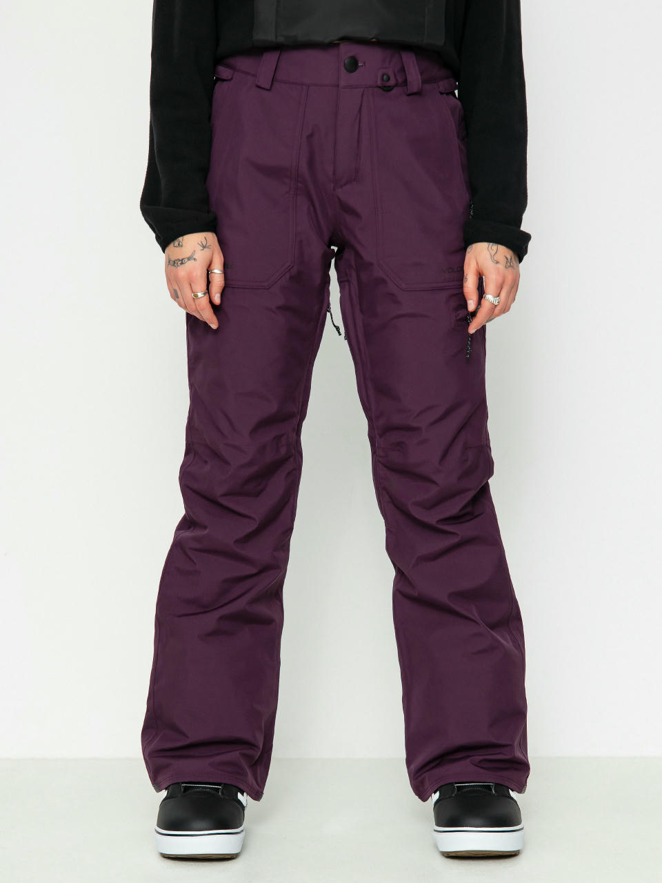 Pantaloni pentru snowboard Volcom Knox Ins Gore Tex Wmn (blackberry)