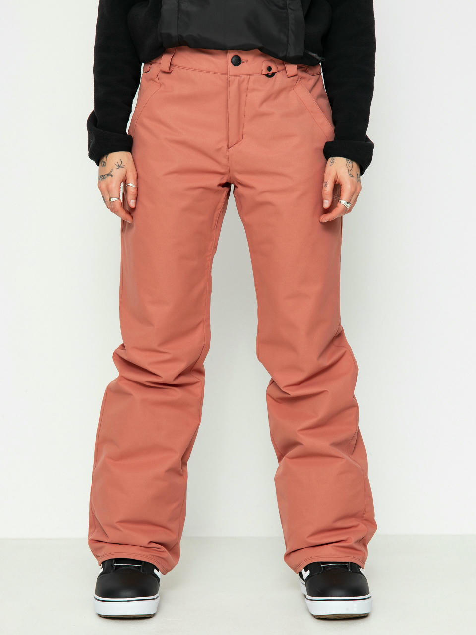 Pentru femei Pantaloni pentru snowboard Volcom Frochickie Ins (earth pink)