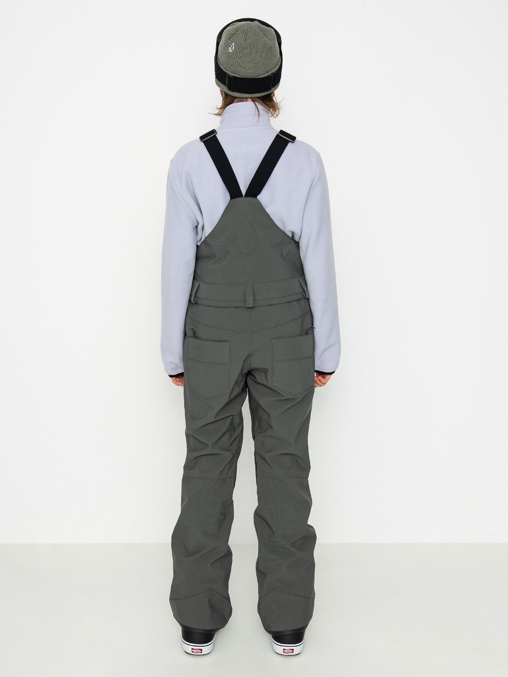 Pentru femei Pantaloni pentru snowboard Volcom Swift Bib Overall (eucalyptus)