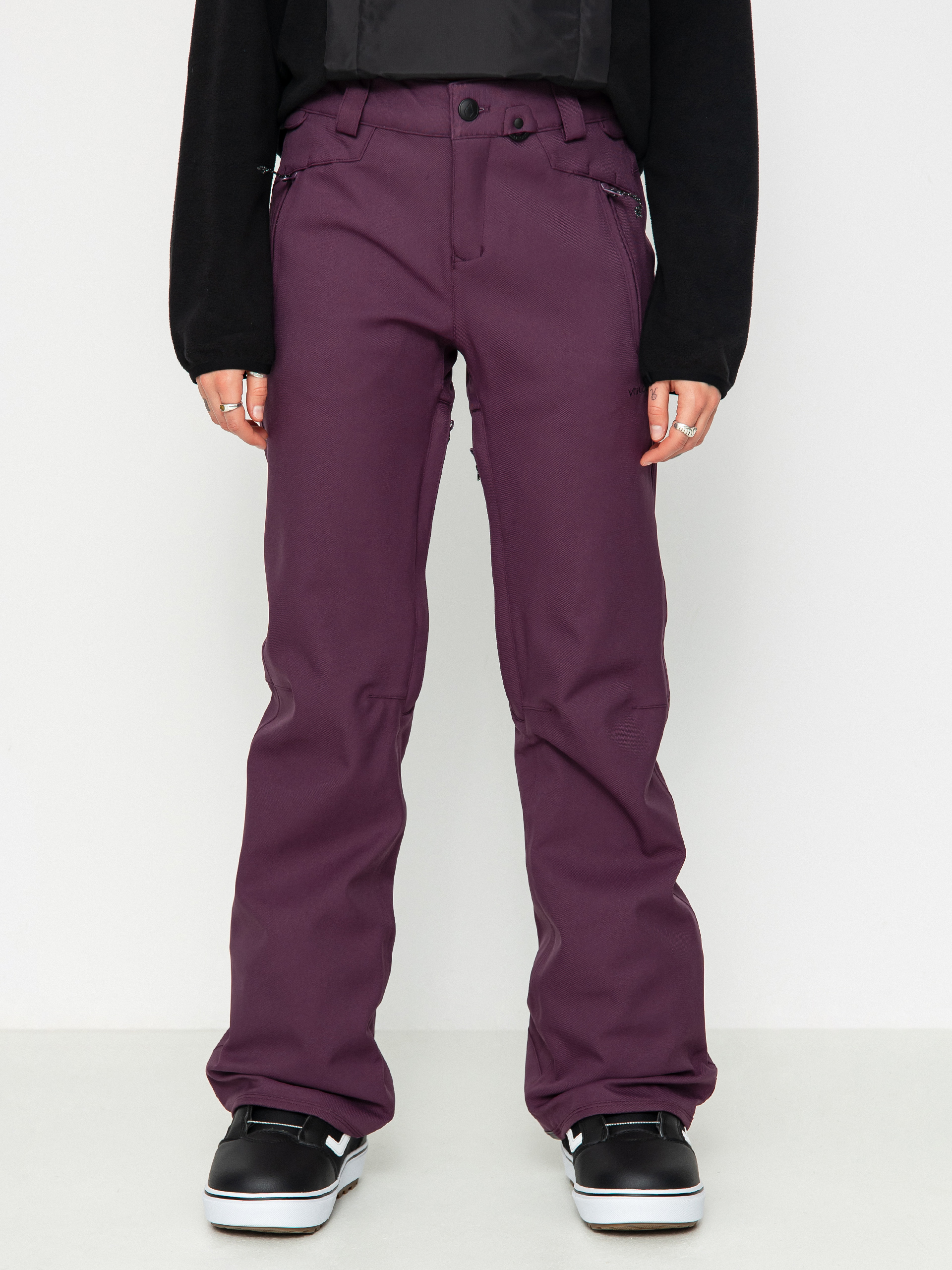 Pentru femei Pantaloni pentru snowboard Volcom Species Stretch (blackberry)