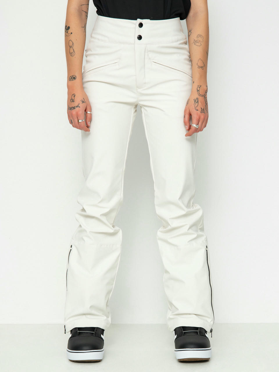 Pentru femei Pantaloni pentru snowboard Volcom Battle Stretch Hr (moonbeam)