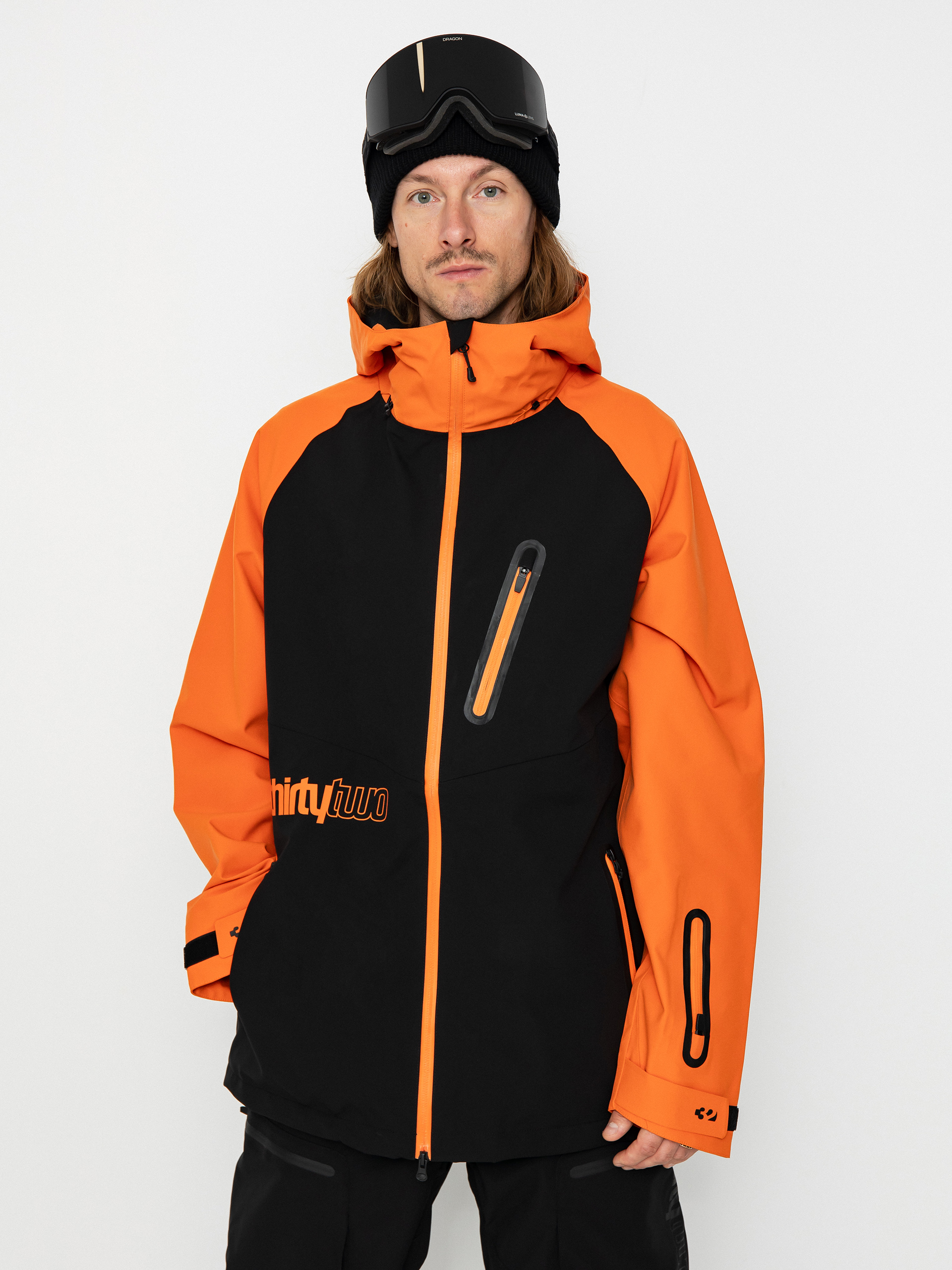 Geacă de snowboard ThirtyTwo Grasser (black/orange)