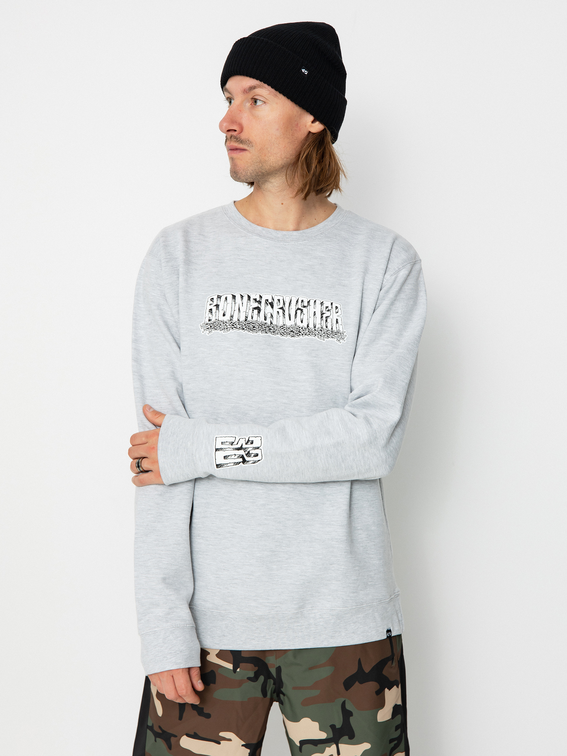 Hanorac ThirtyTwo Bonecrusher Crew (grey/heather)