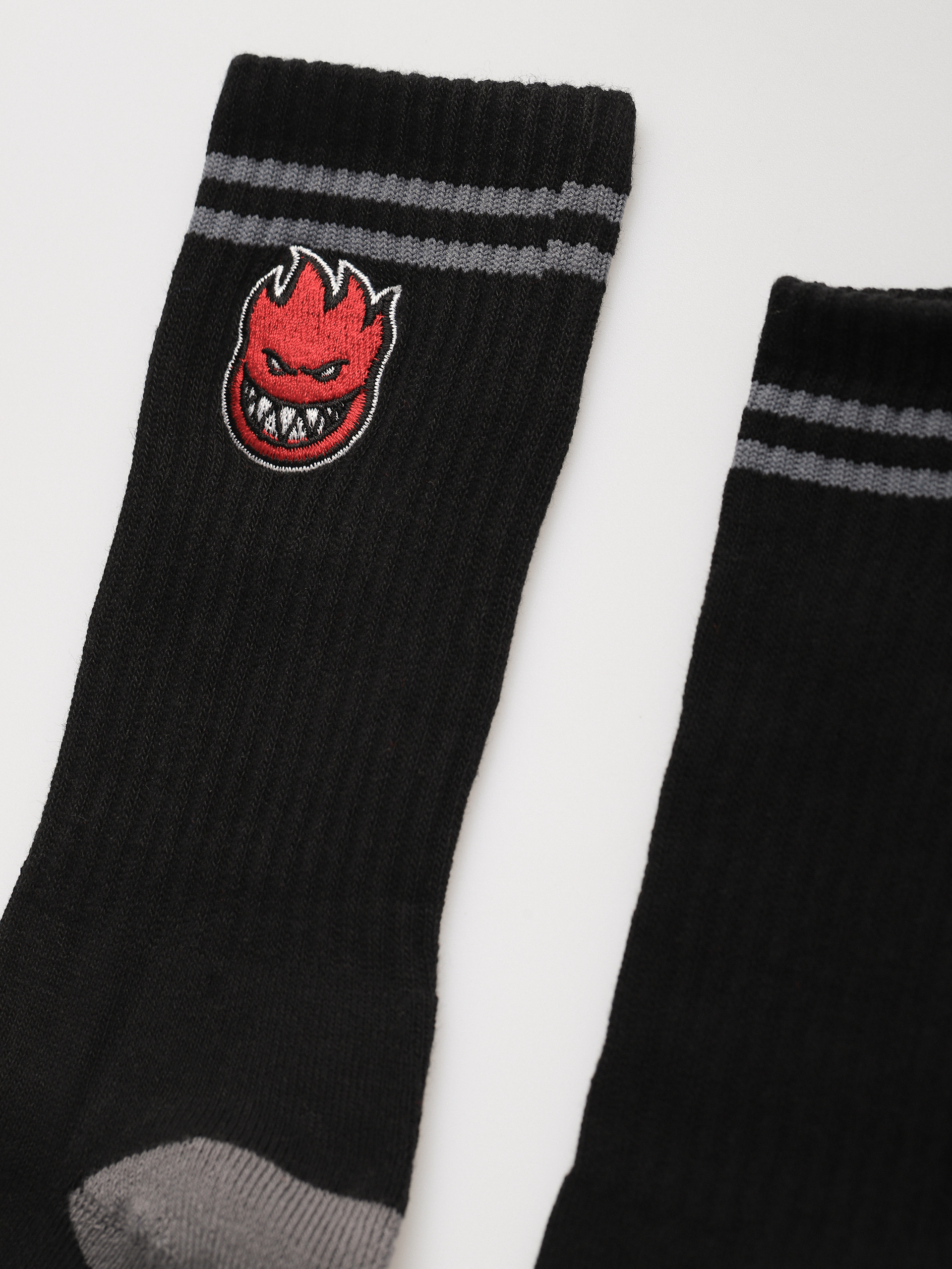 Șosete Spitfire Bh Fill Emb (black/charcoal/red)