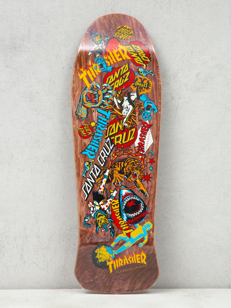 Placă Santa Cruz X Thrasher Salba Oops (brown)