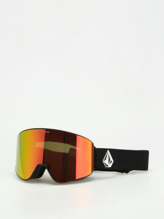 Ochelari pentru snowboard Volcom Odyssey (matte black/red chrome+bl yellow)