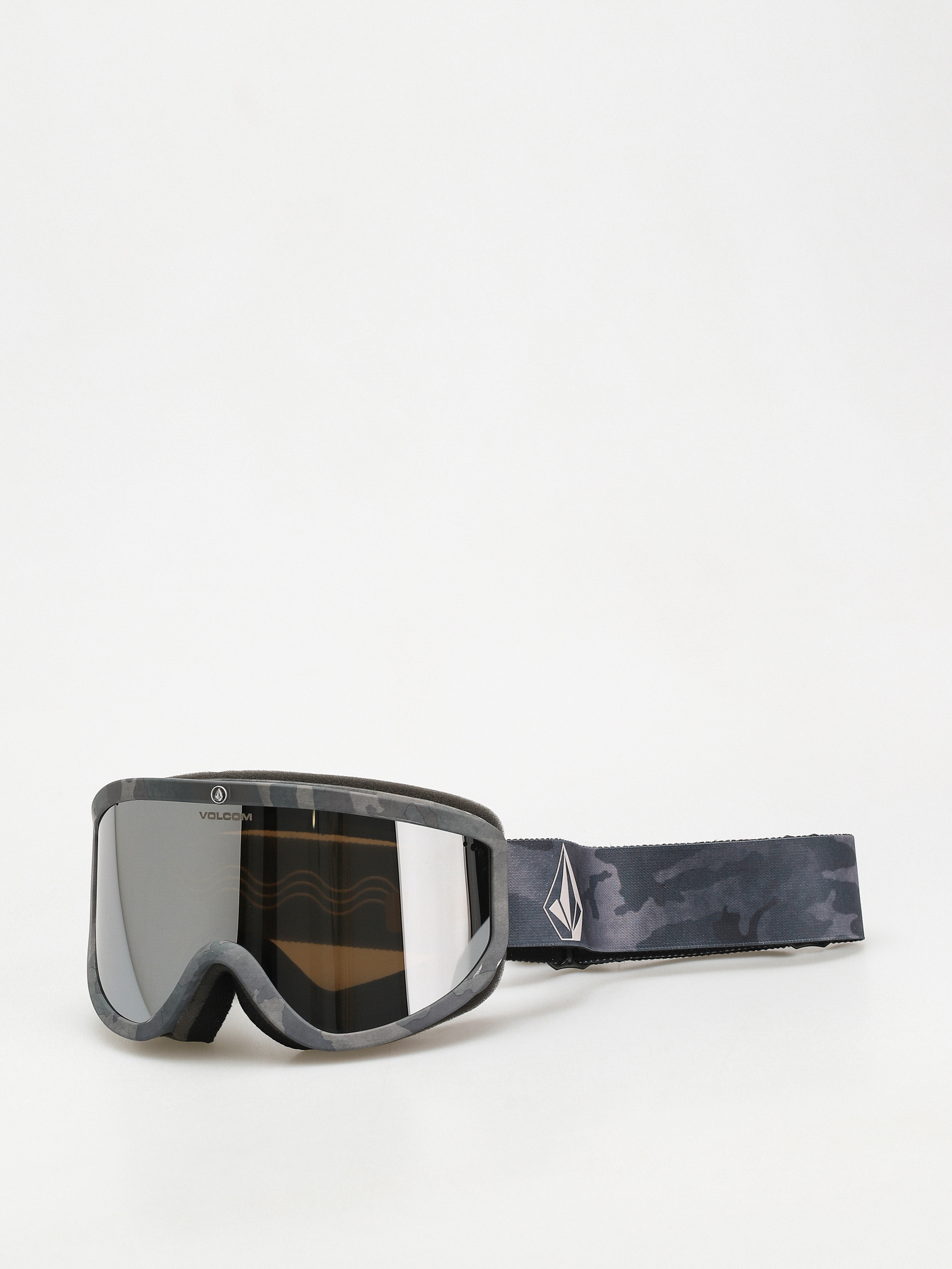 Ochelari pentru snowboard Volcom Footprints (cloudwash camo/silver chrome+bl yellow)