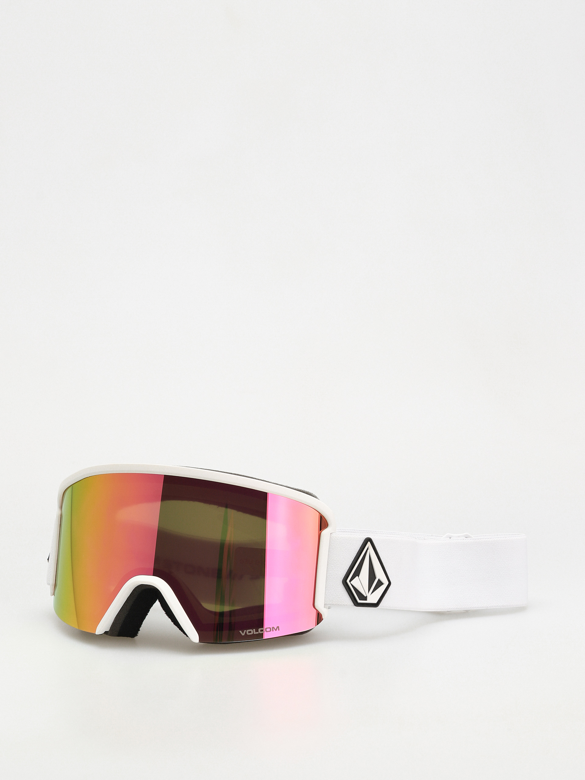 Ochelari pentru snowboard Volcom Garden (matte white/pink chrome+bl yellow)