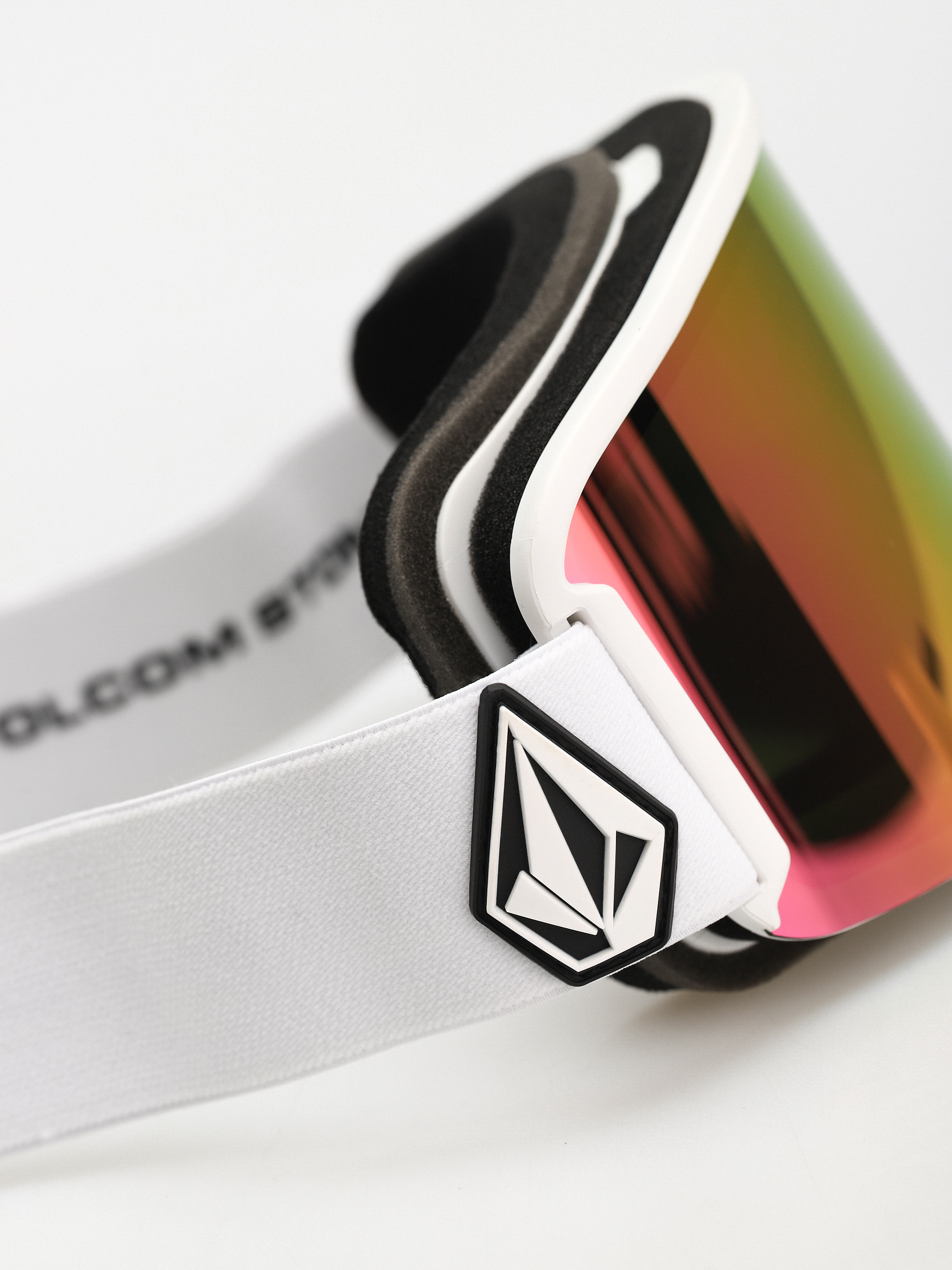 Ochelari pentru snowboard Volcom Garden (matte white/pink chrome+bl yellow)
